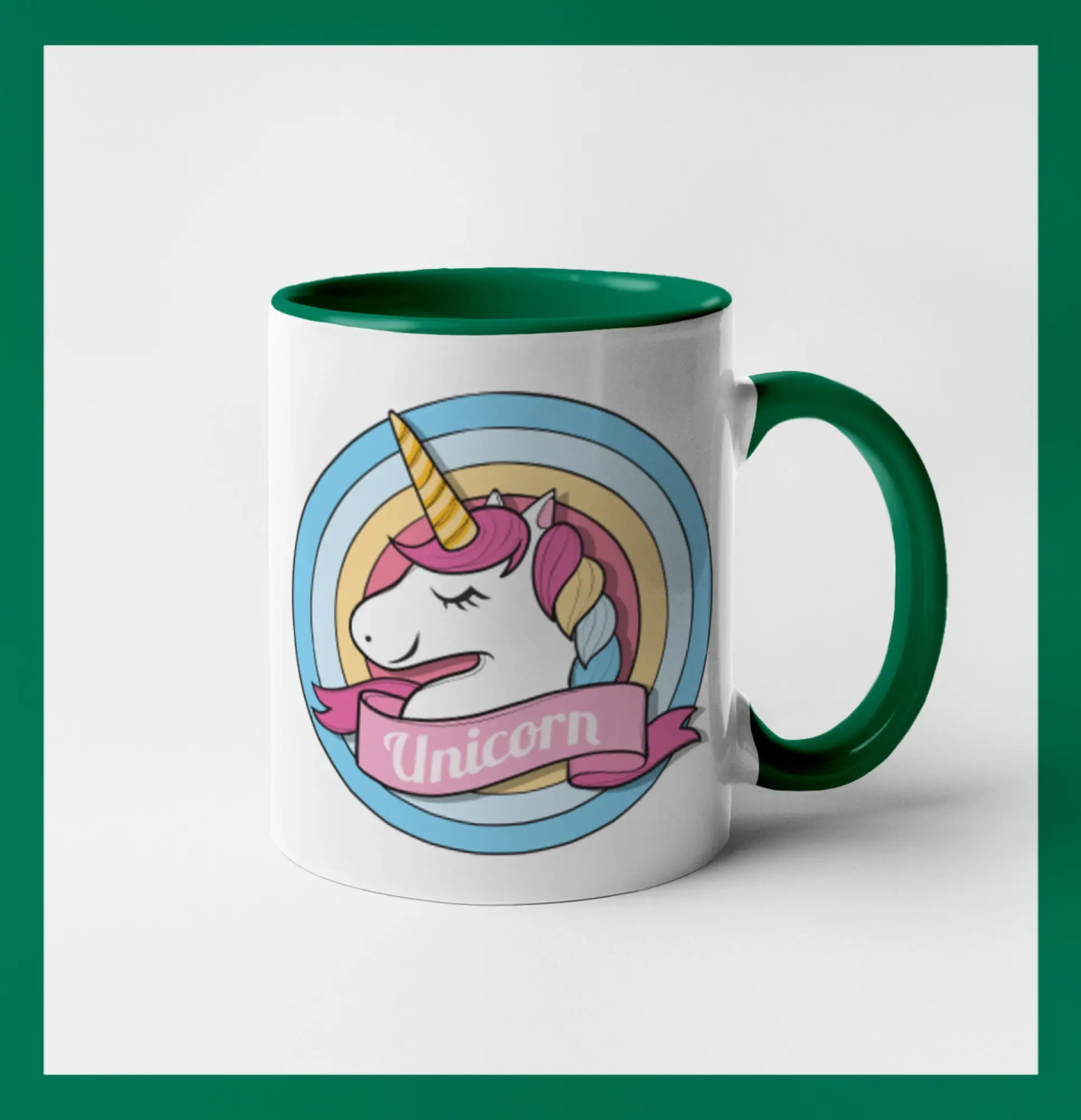 Tričká s jednorožcom - Jednorožec v koliesku - Hrnček 