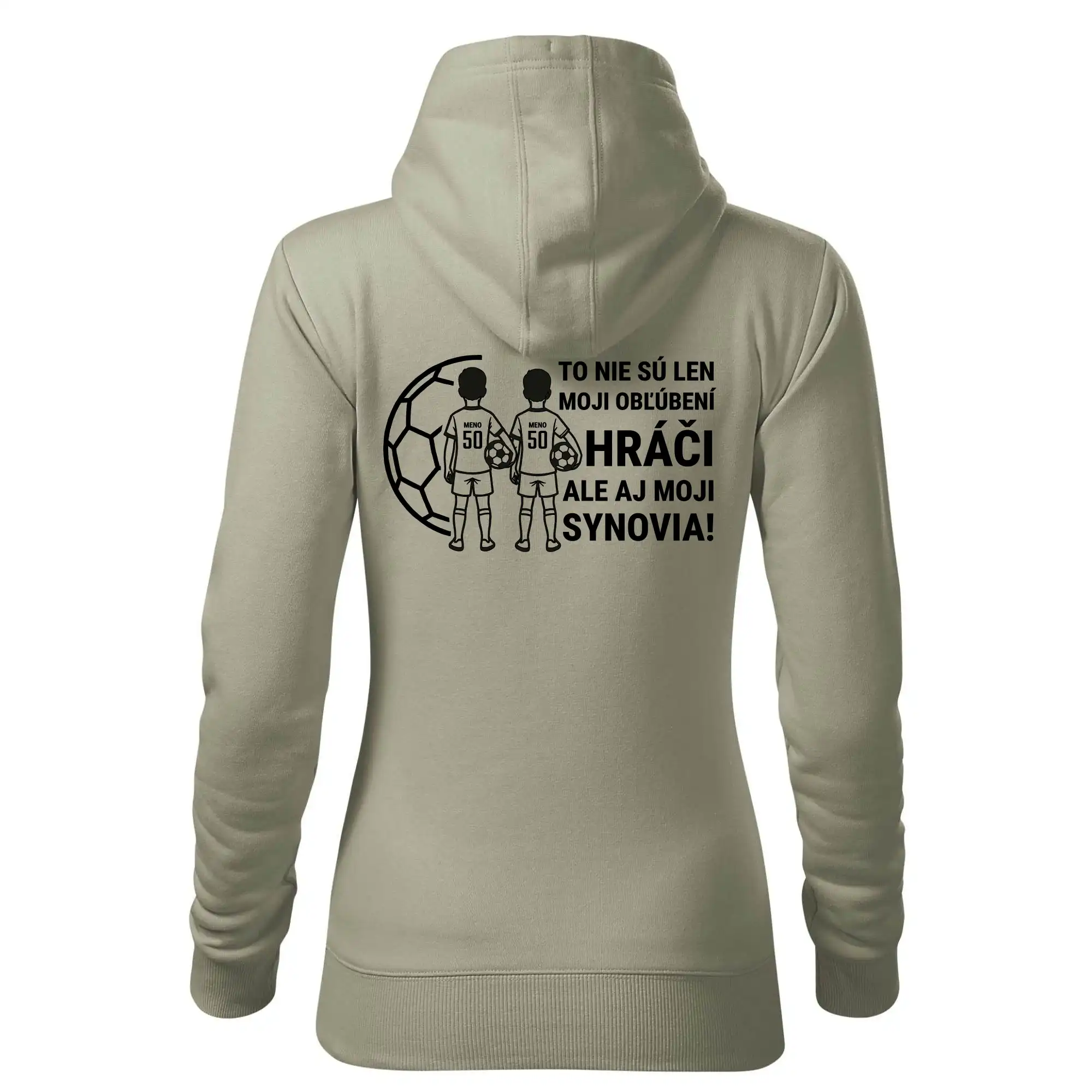 Futbalová mama - Dvaja synovia (vaše meno a číslo)