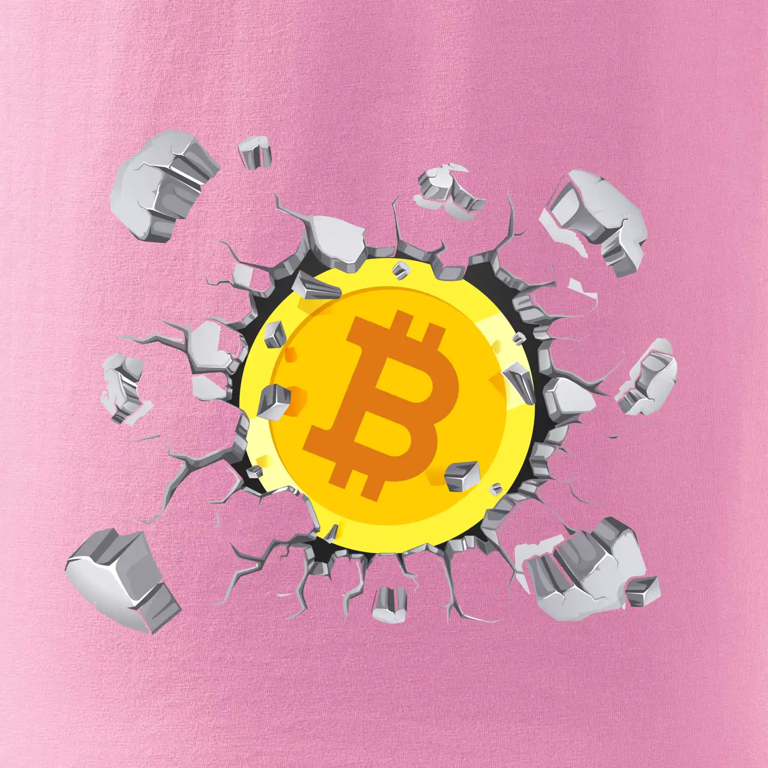 Bitcoin v triku