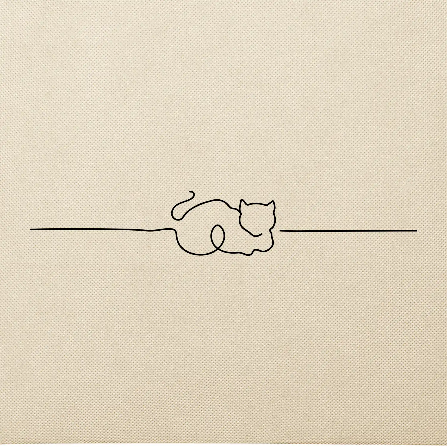 Kočka linka kreslená