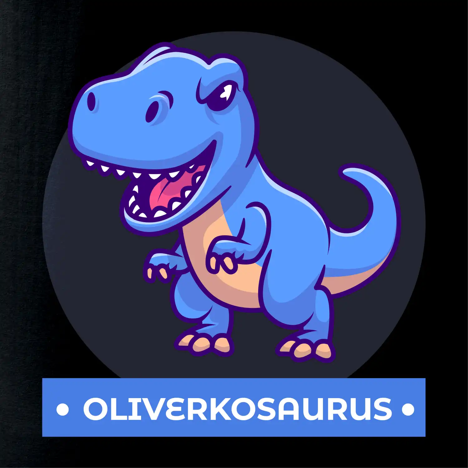 Dinosaurie mená - modrý dinosaurus SK