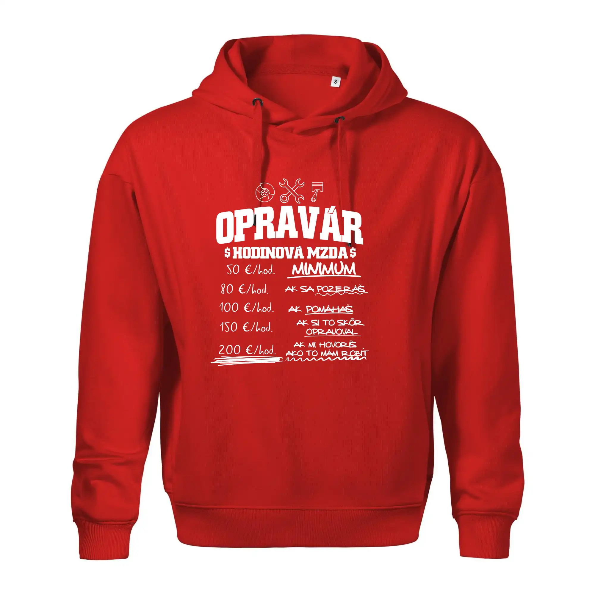 Hodinová mzda - opravár