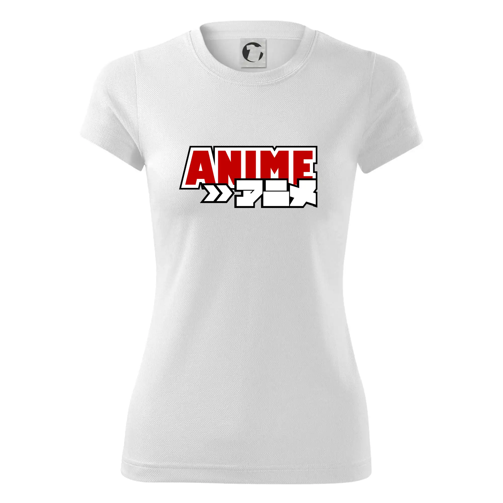 Anime nápis červený