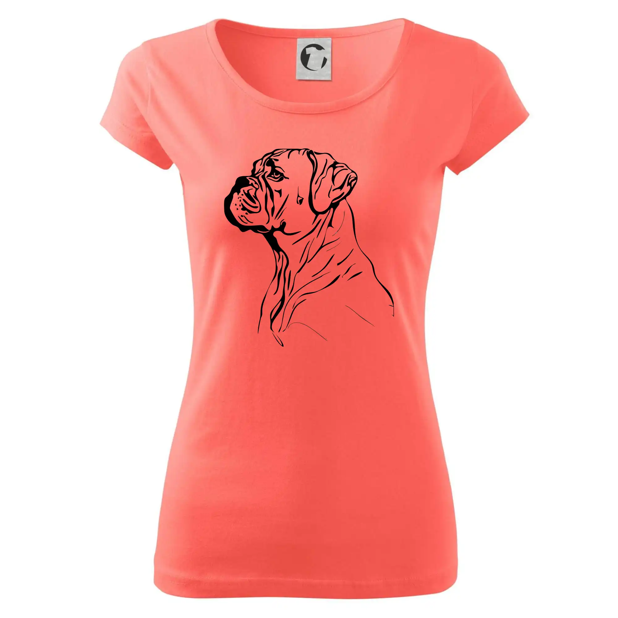 Boxer černá kresba