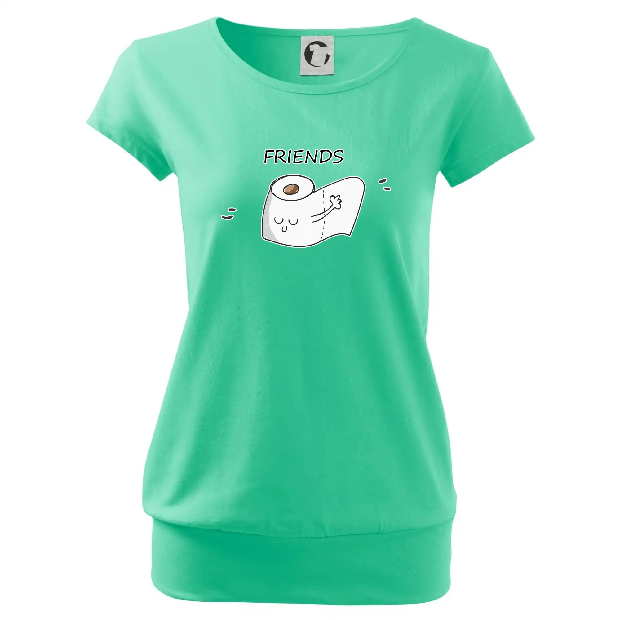 BFF tričká pre najlepšie kamarátov - Best Friends WC - Voľné tričko city