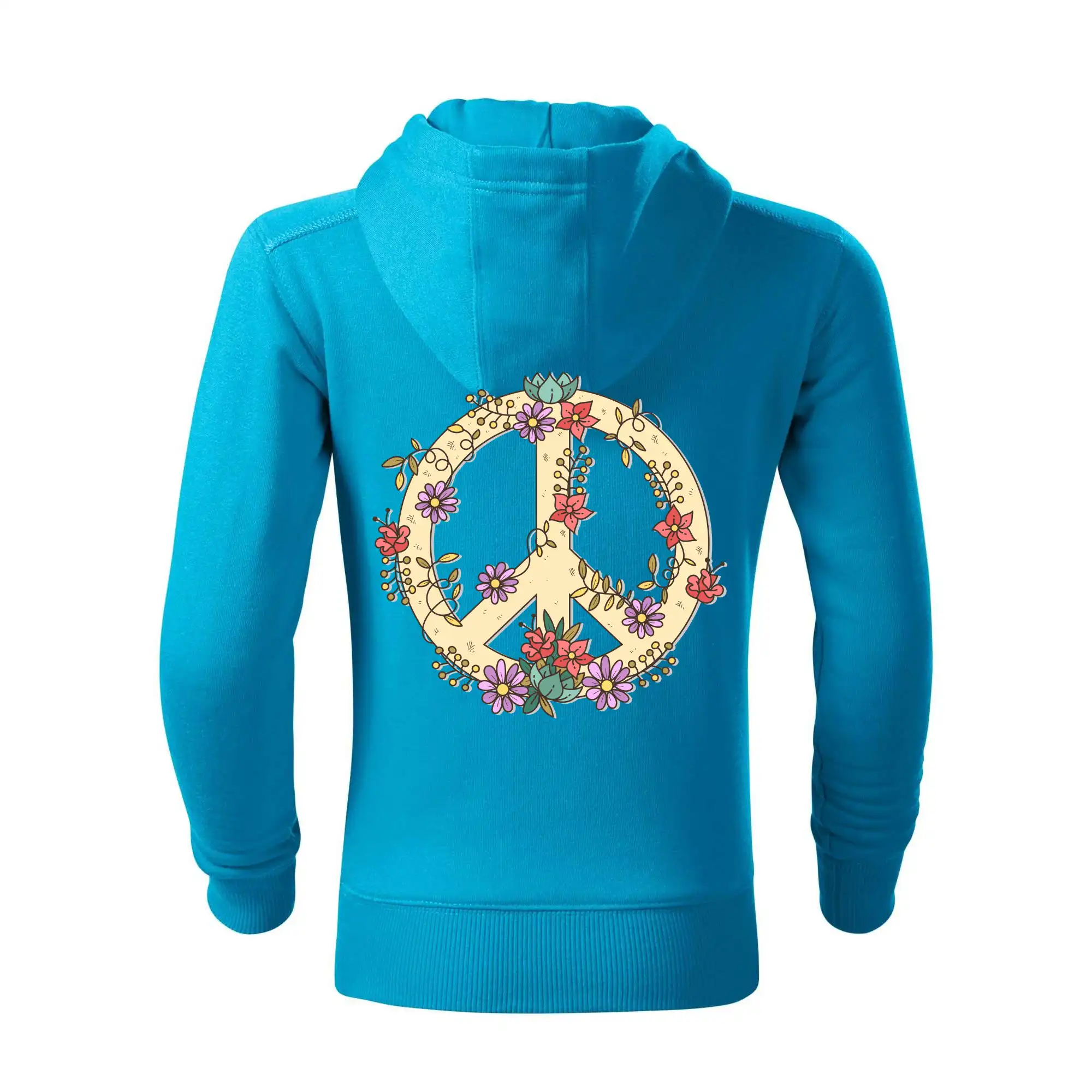 Peace symbol pískový