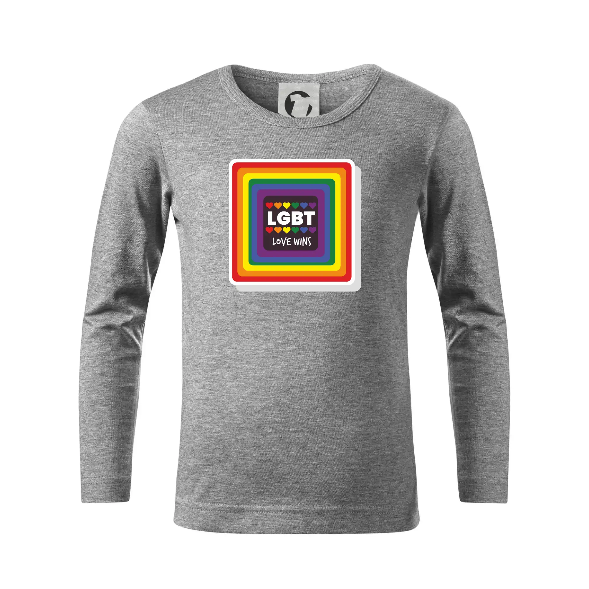 Tričká pre LGBT a Queer komunitu - Love wins štvorec - Tričko detské Long Sleeve