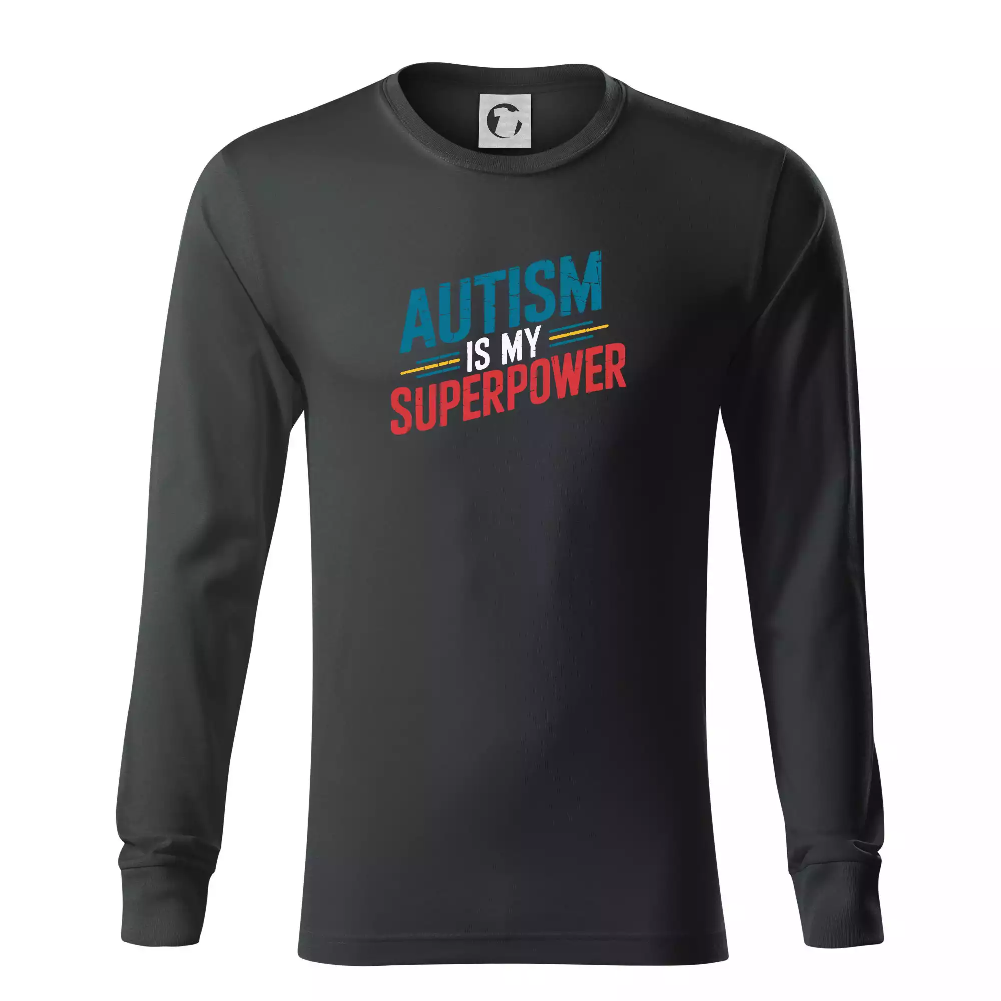 Šikmý nápis Autism is my superpower