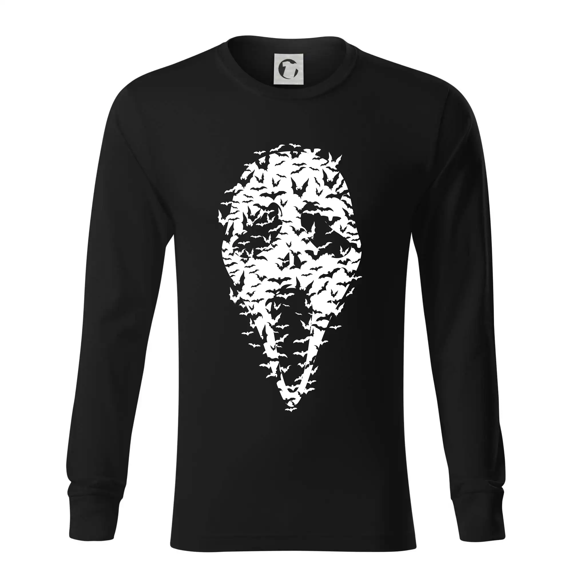 Grafické tričká - Ghost Face Bats - Tričko s dlhým rukávom LS R05