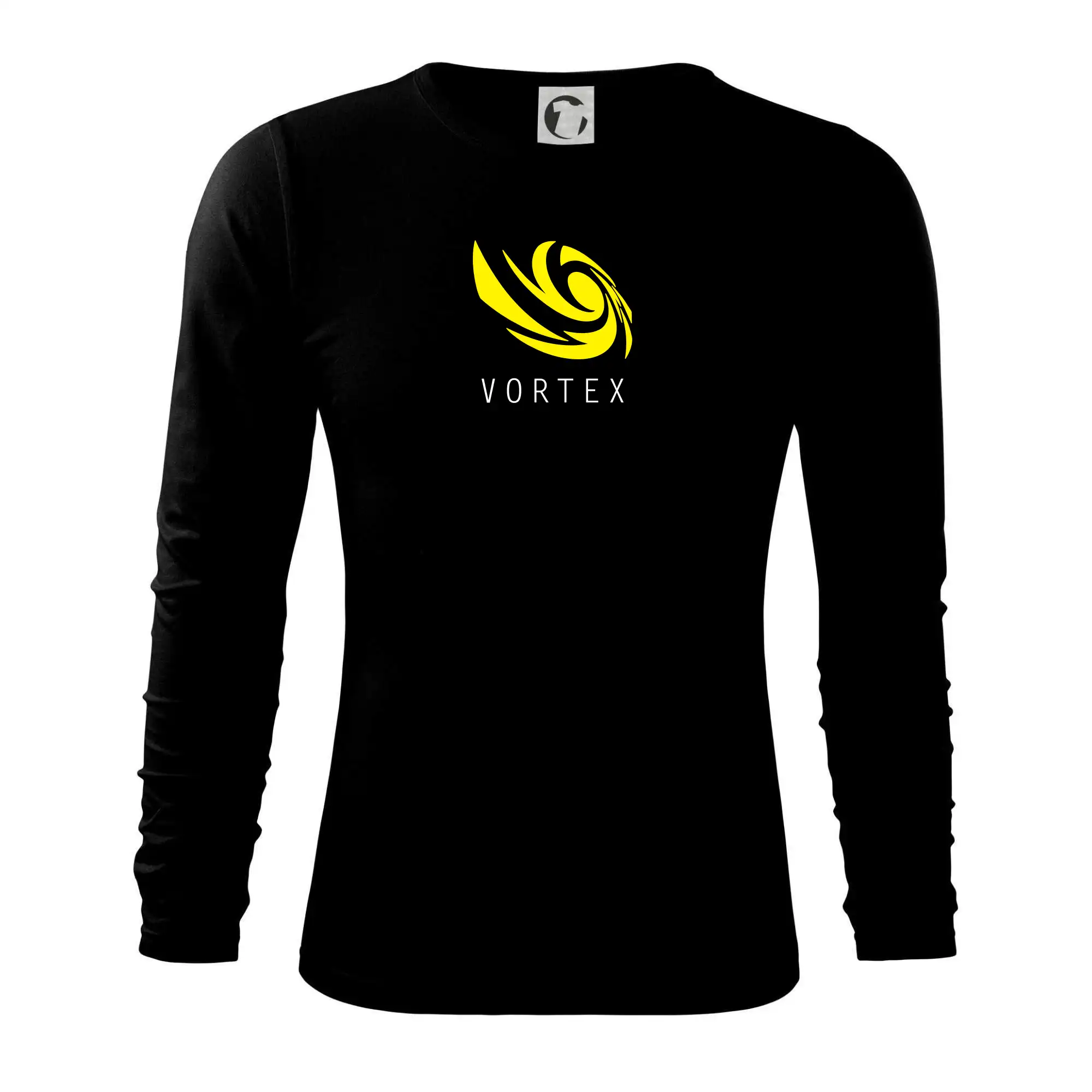 Tričká, mikiny a šiltovky pre Youtubery - Vortex logo farebné - Tričko s dlhým rukávom FIT-T long sleeve