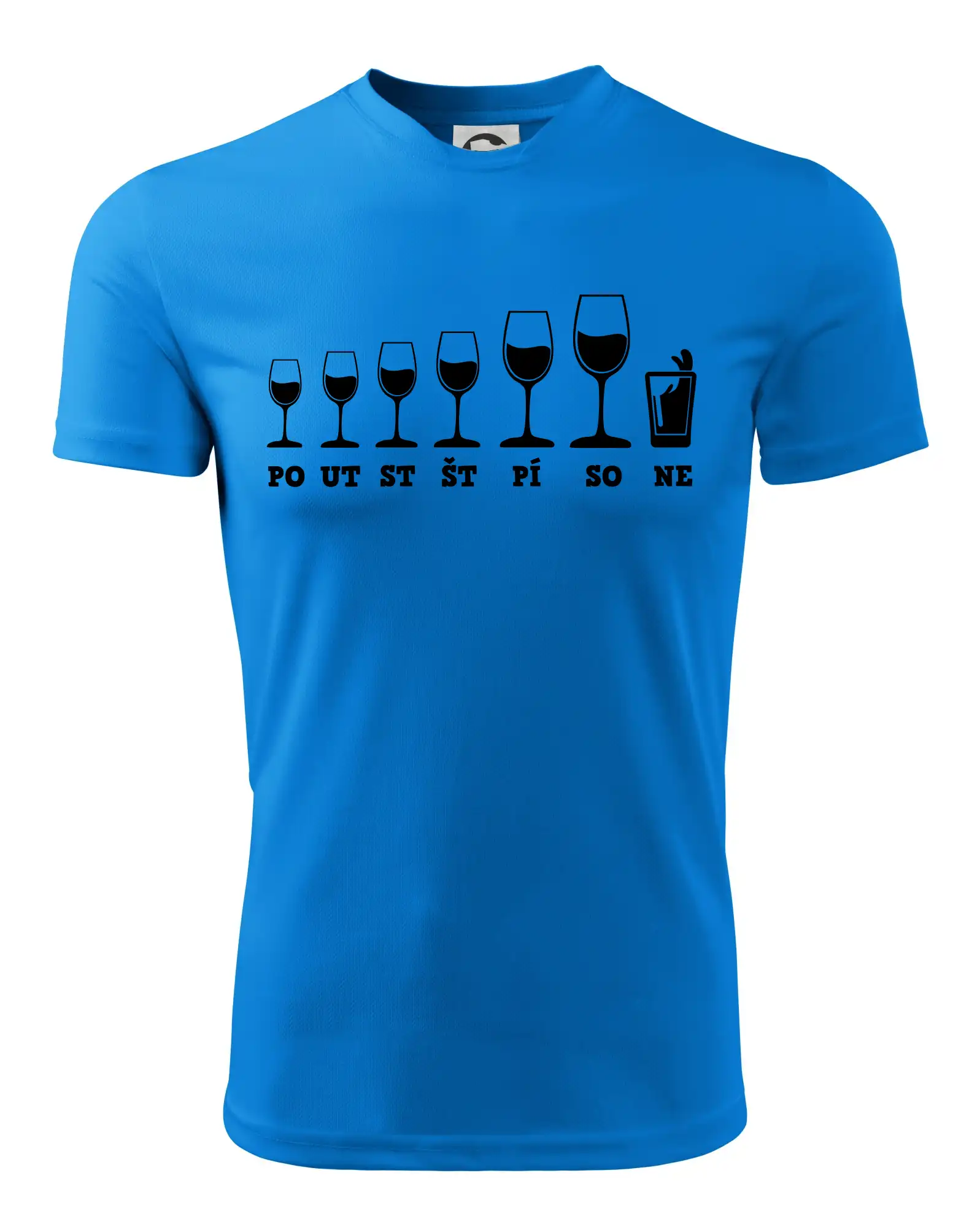 Vtipná tričká s tematikou vína - Evolúcia vína - Detské tričko športové