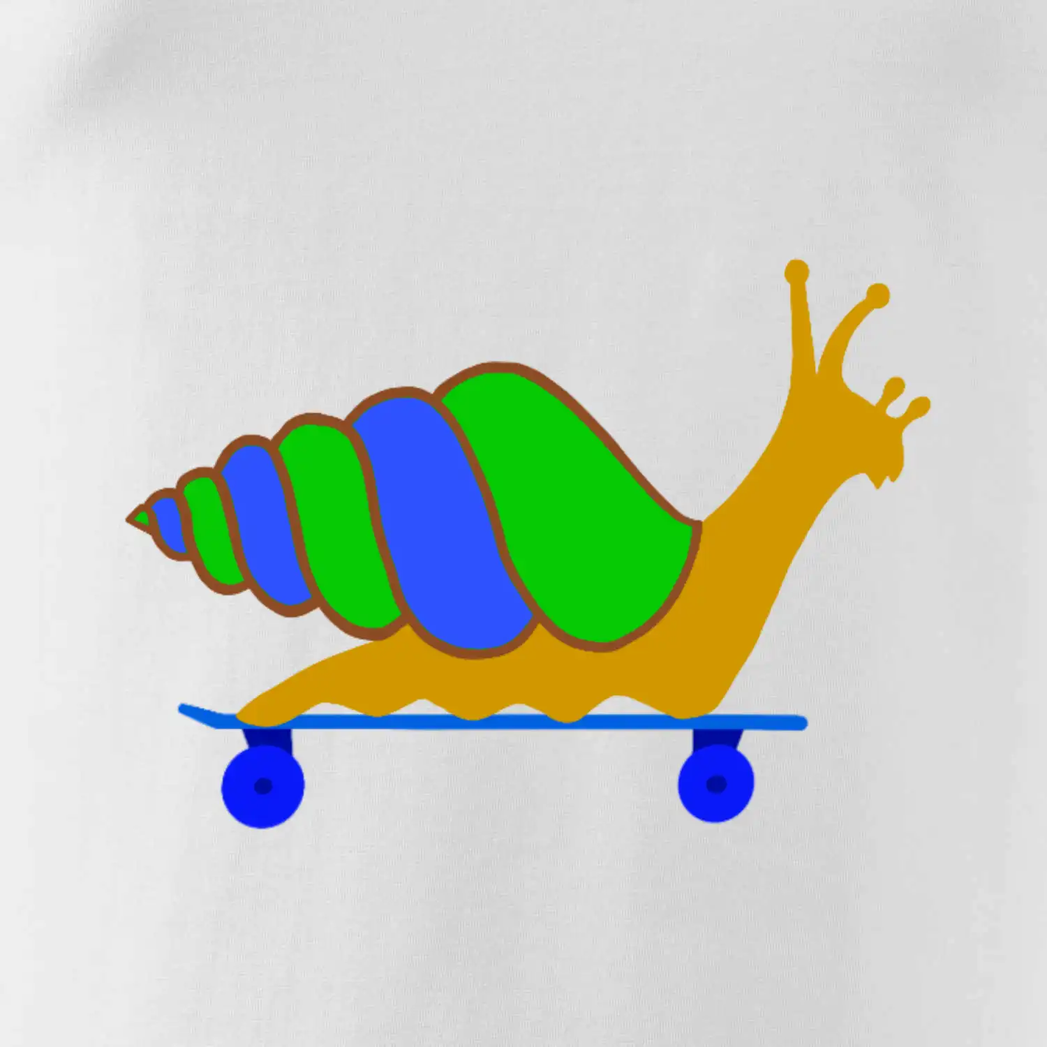 Šnek na skateboardu (Moňas)