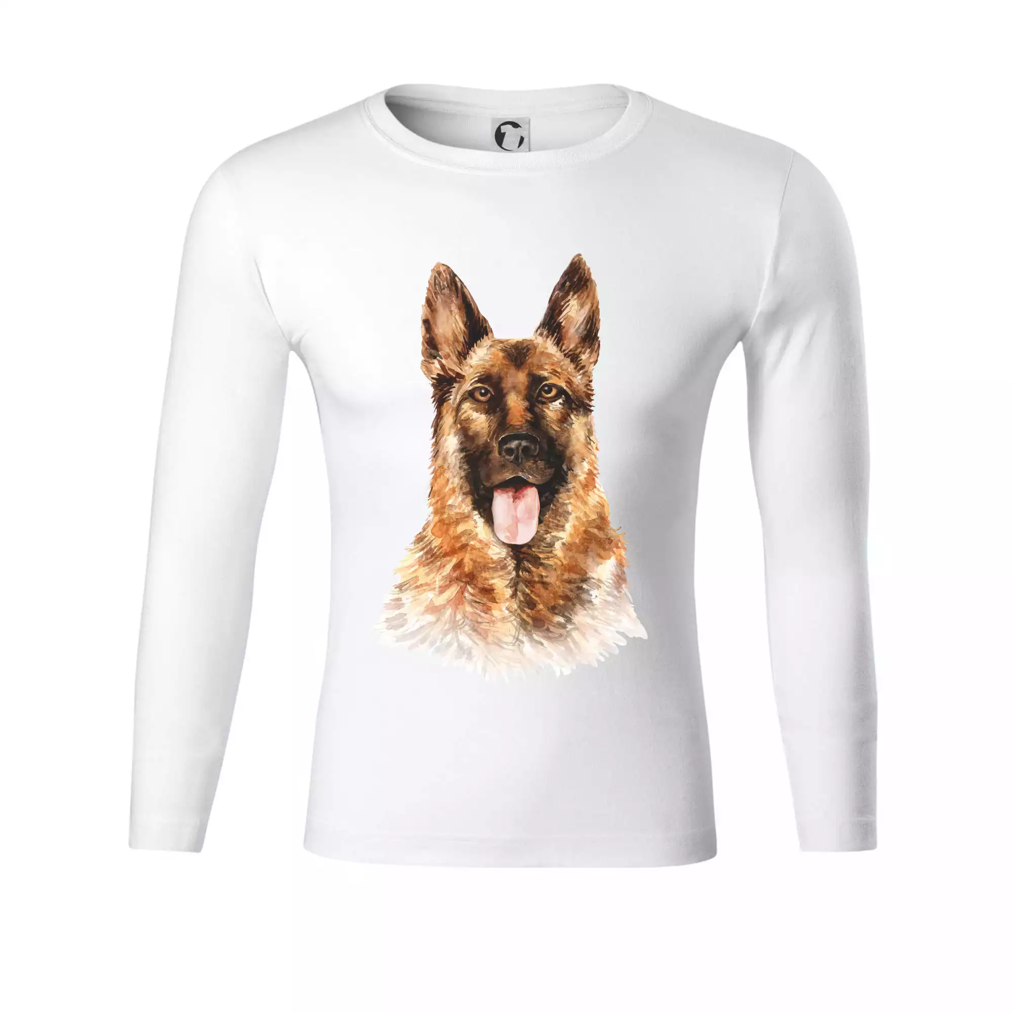 German shepherd - vodová barva