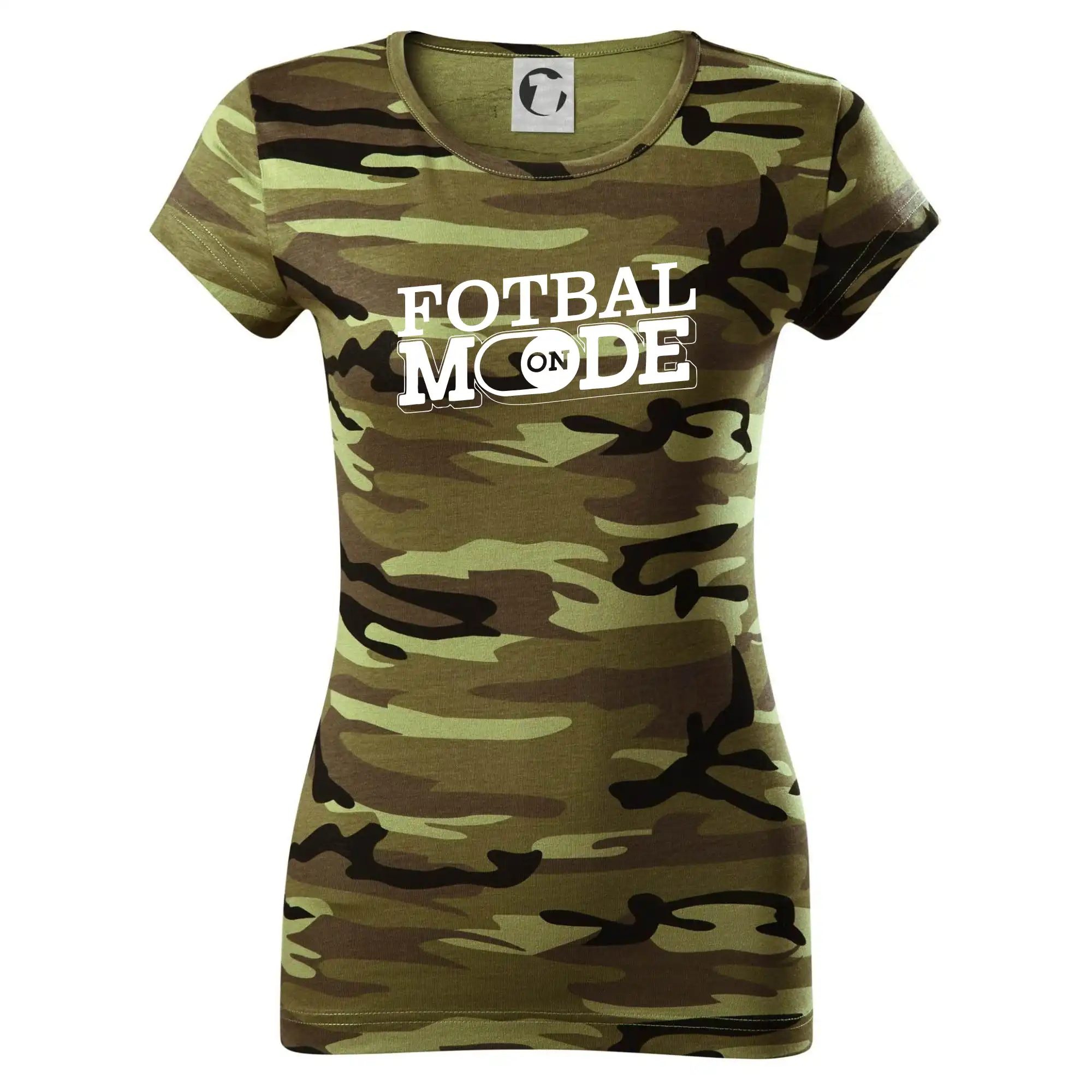 Tričká pre futbalistov - Fotbal mode - Dámske maskáčové tričko