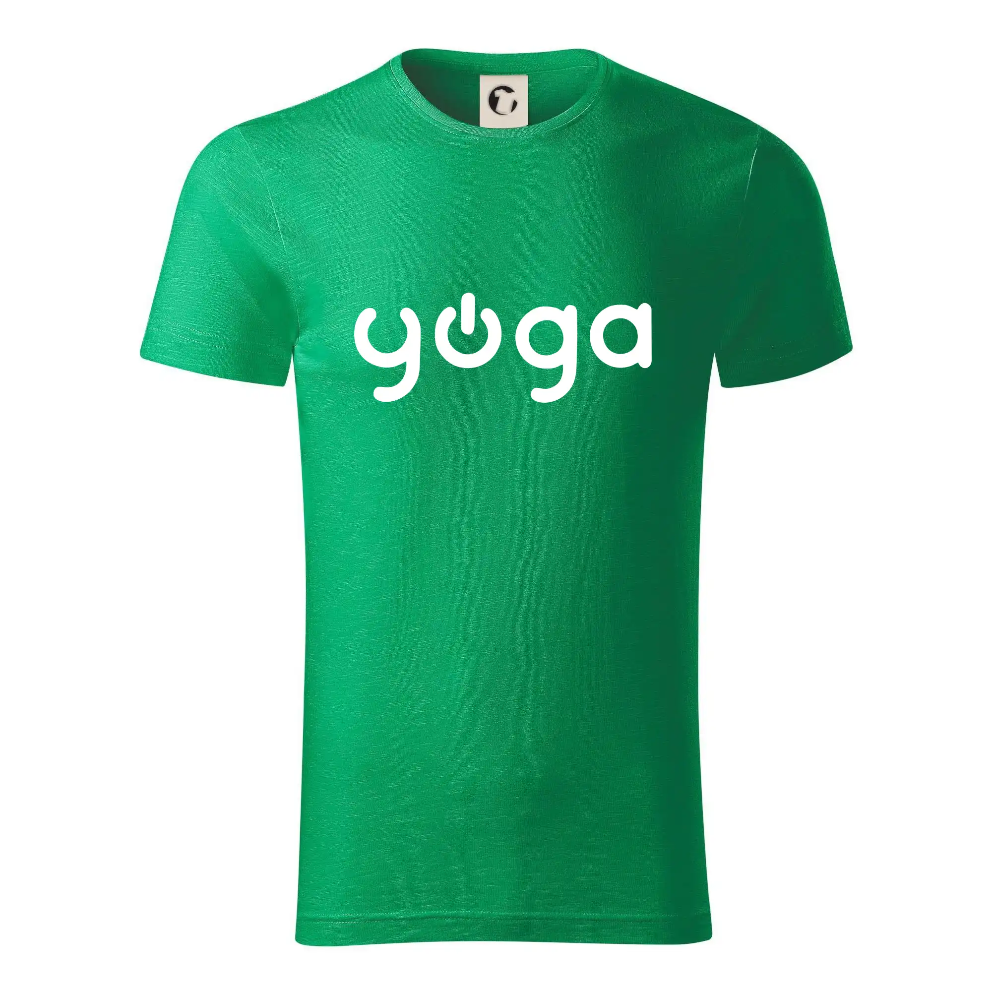 Tričká na jógu - Power yoga logo - Tričko z organickej bavlny