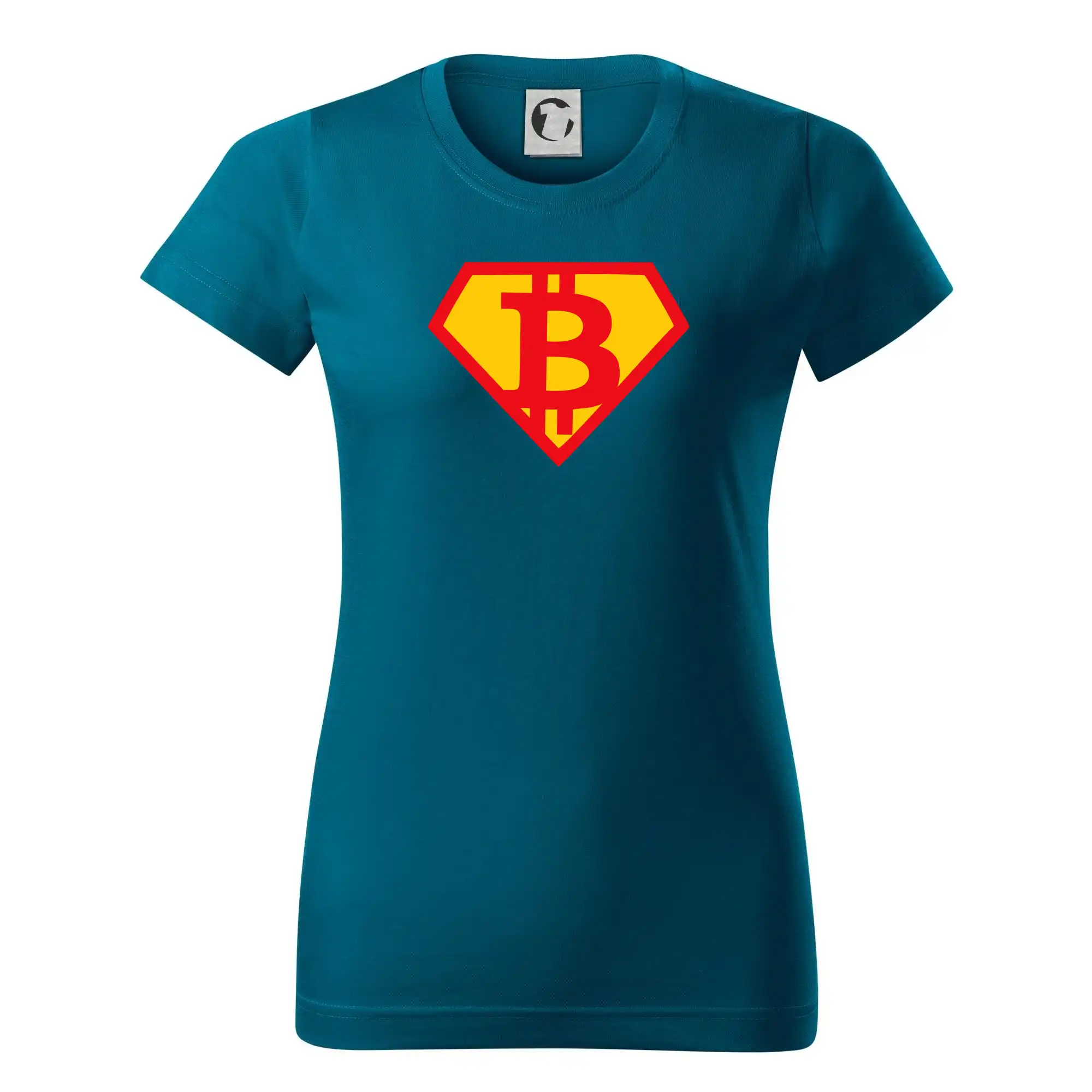 SuperBitcoin - Dámske tričko basic - ľahko voľnejšie a dlhšie