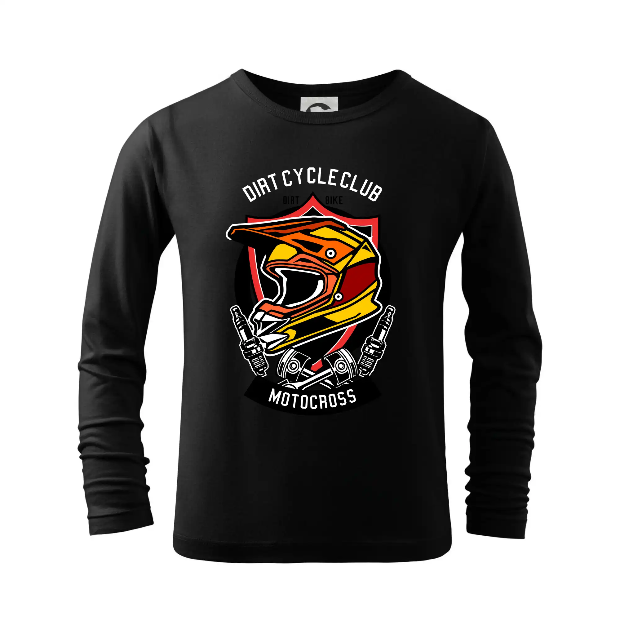 Motocross tričká - Dirty club racing - Tričko detské Long Sleeve