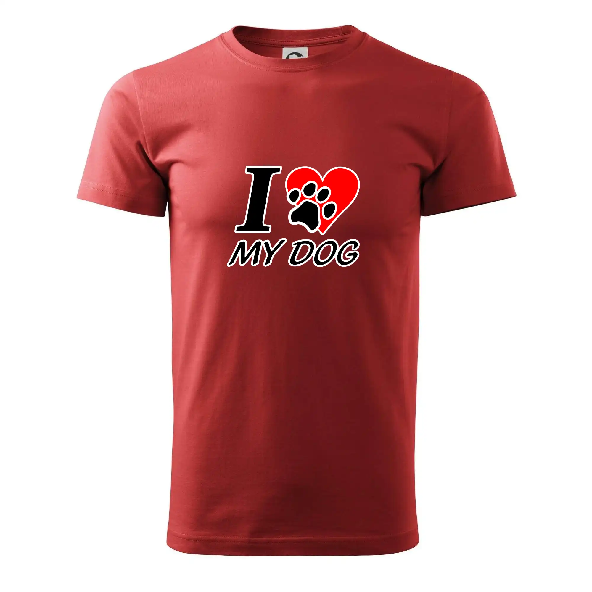 Ostatné psie plemená - I love my dog - nápis - Pánske tričko nižšej gramáže