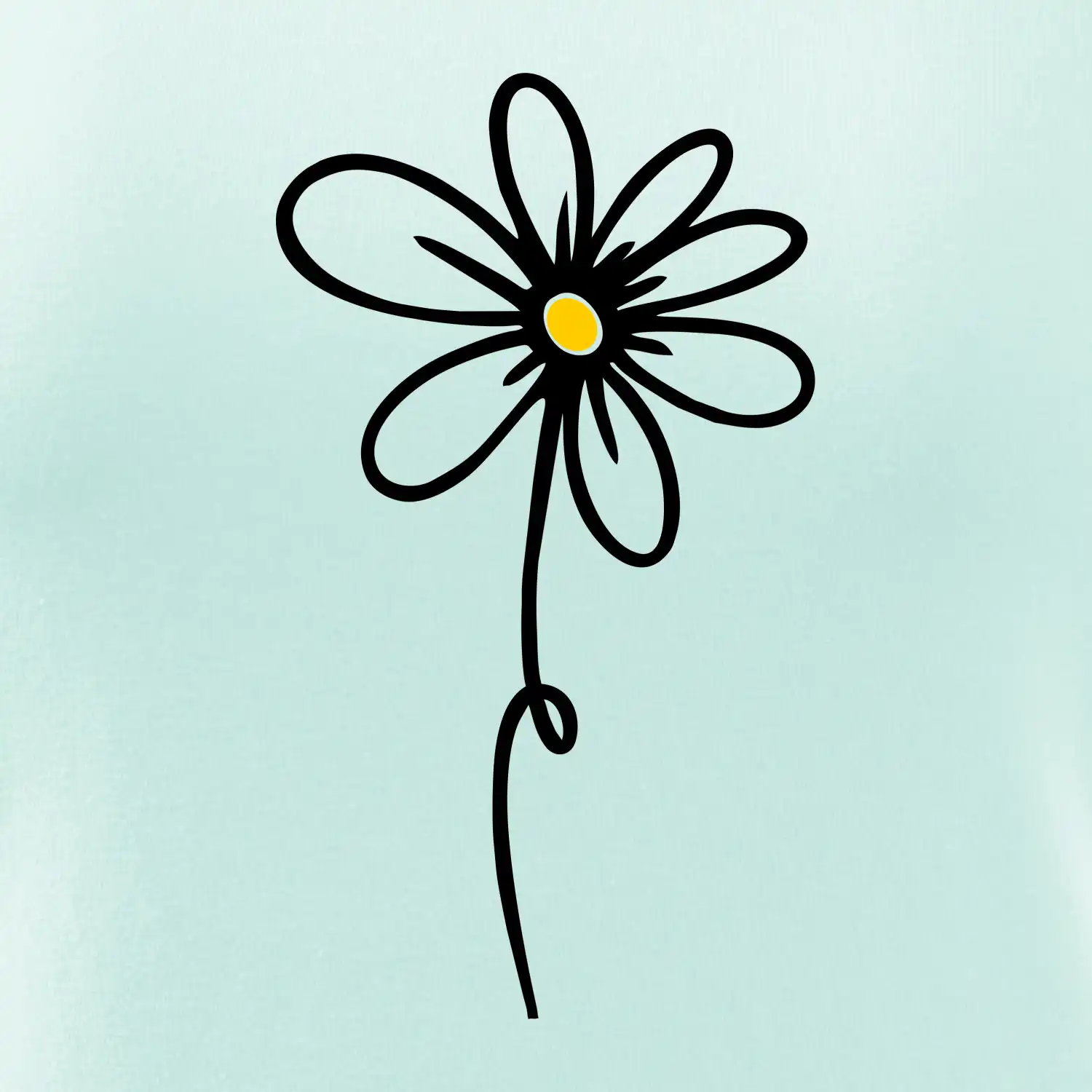 Kopretina - dole na výšku