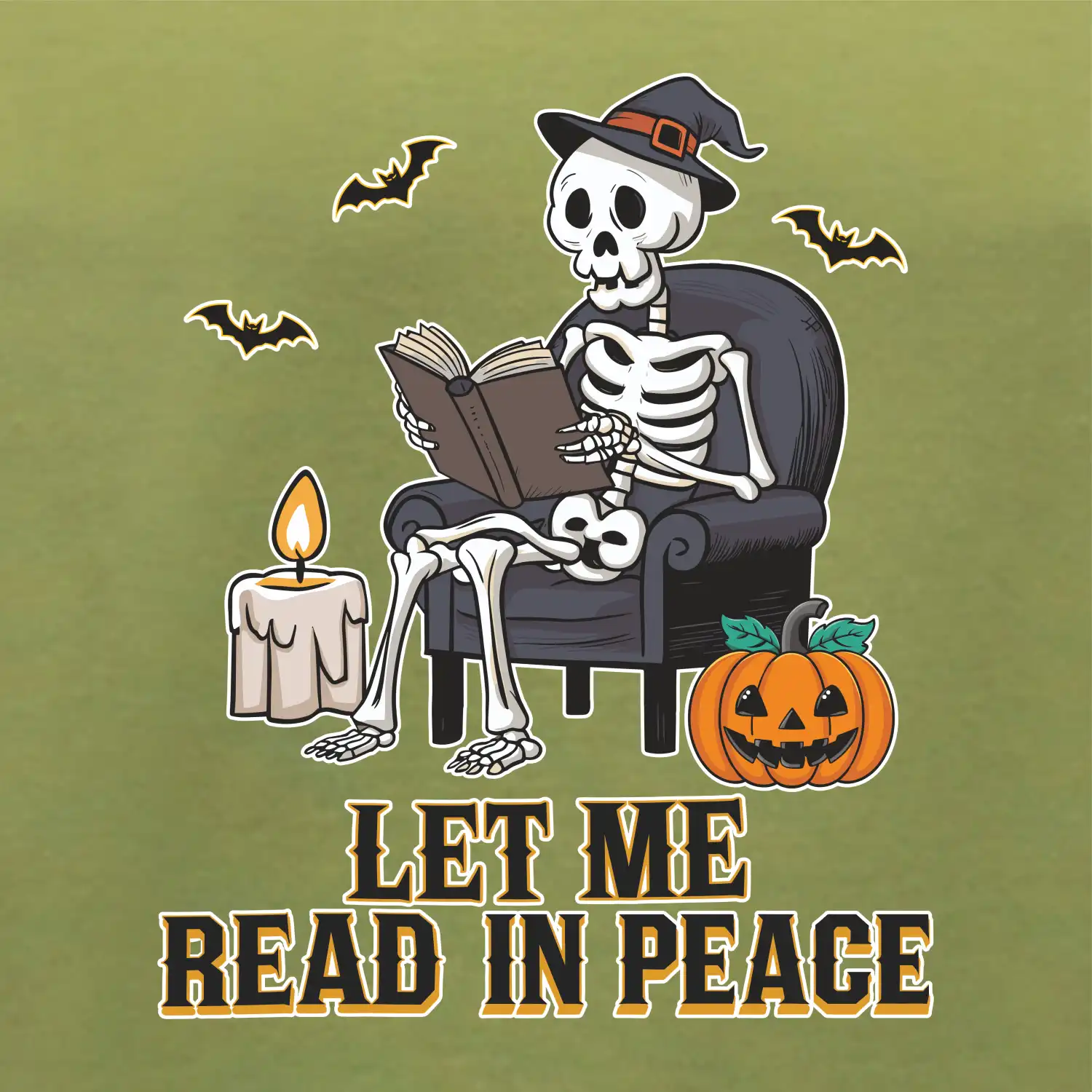 Let me read in peace