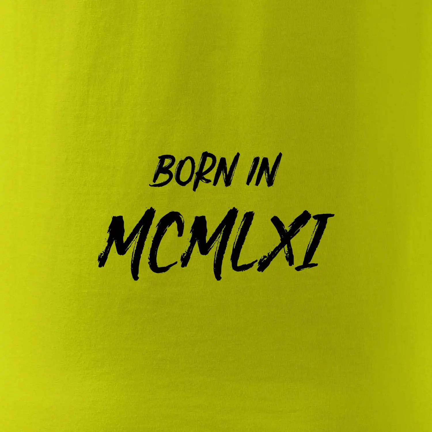 Born in - Římské číslo 1961