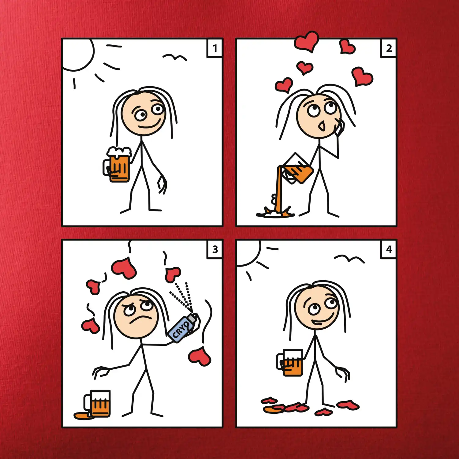 Láska já a pivo (Hana-creative)