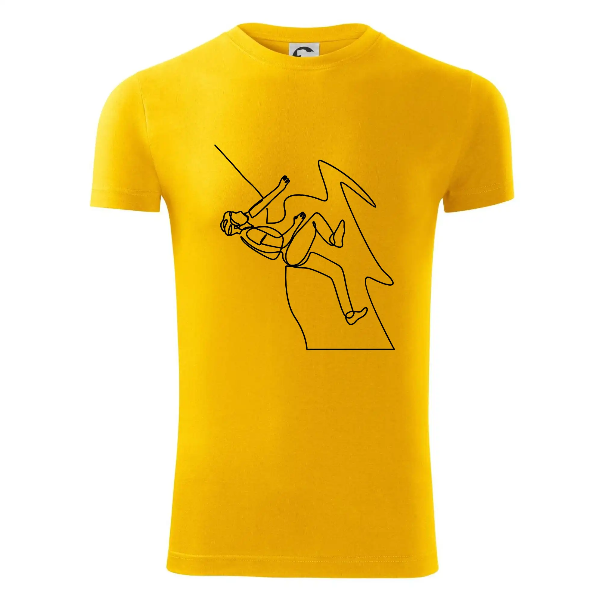 Lezec na skále jedním tahem