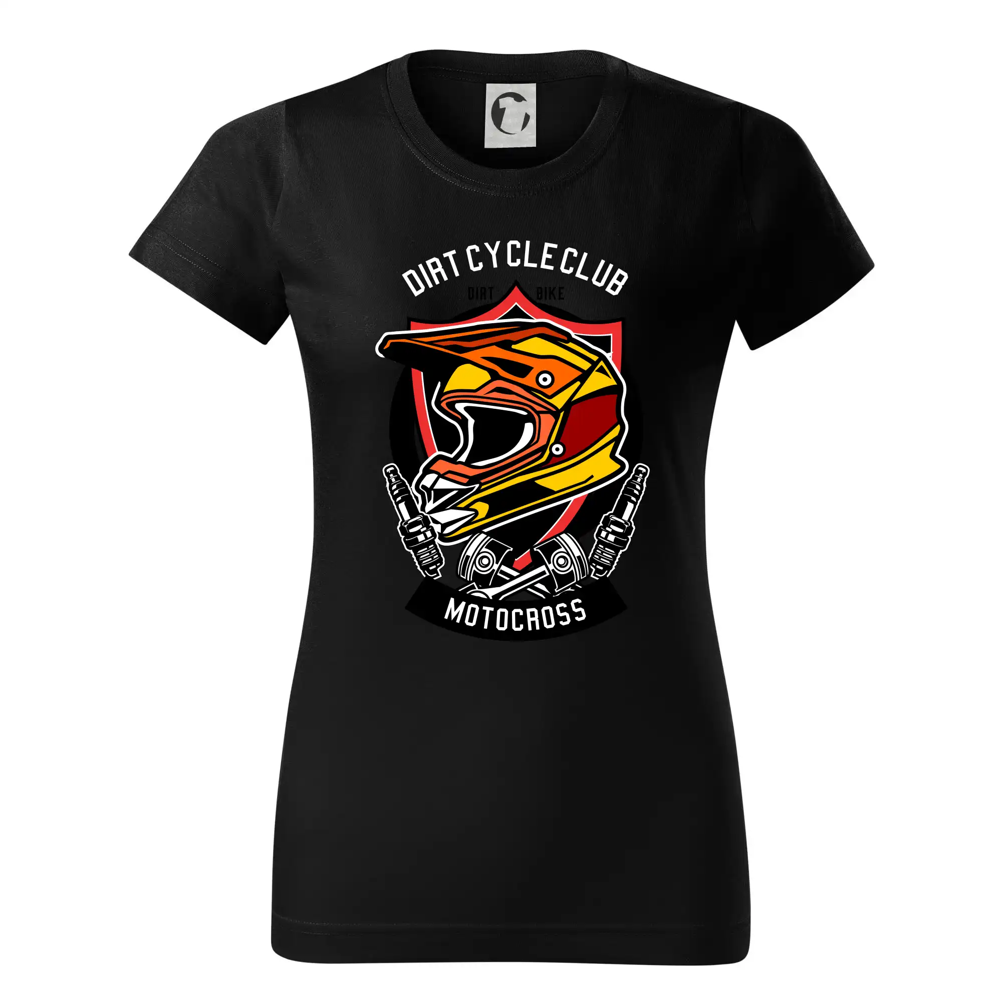 Motocross tričká - Dirty club racing - Dámske tričko basic - ľahko voľnejšie a dlhšie