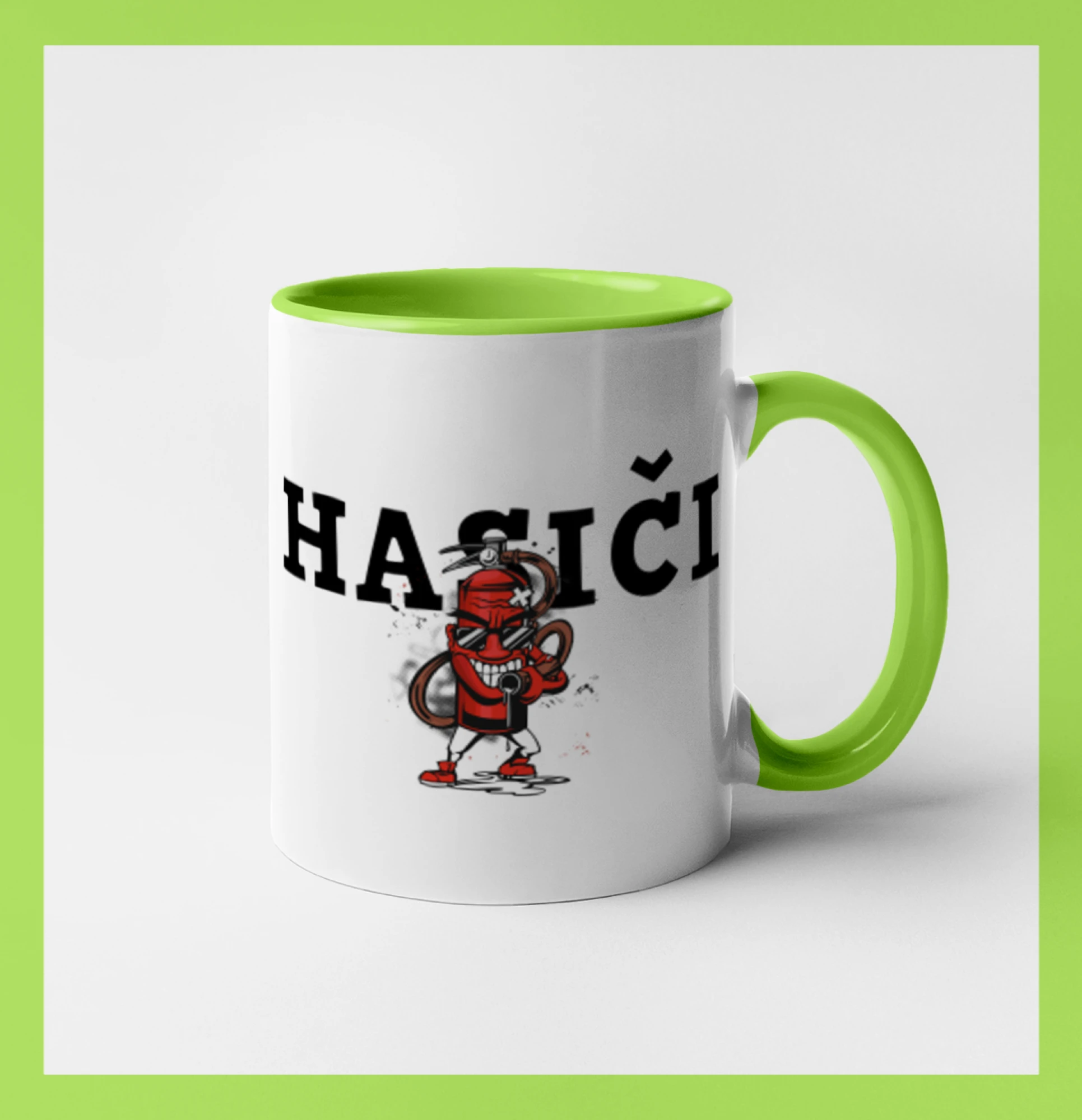 Hasiči hasící přístroj