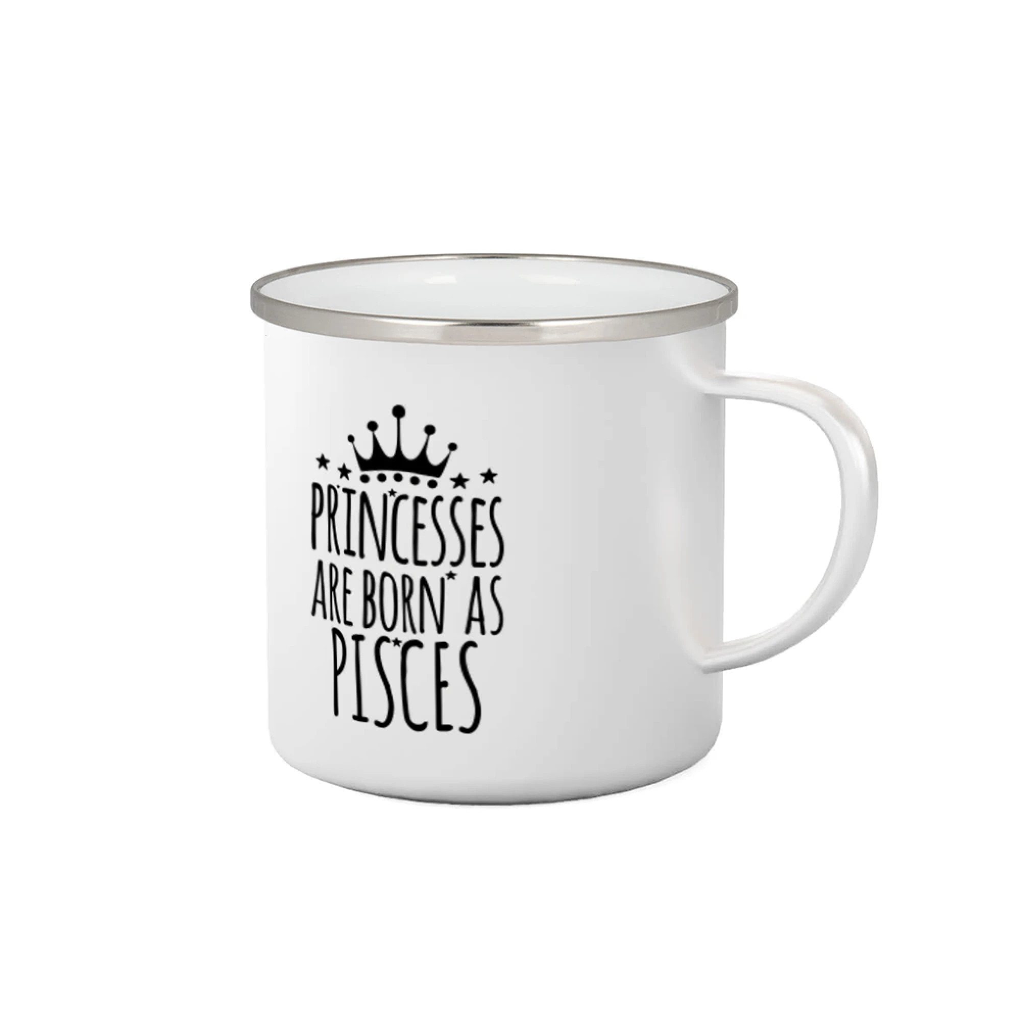 Tričká ryby - Princesses are born as Pisces - Ryby - Plecháčik