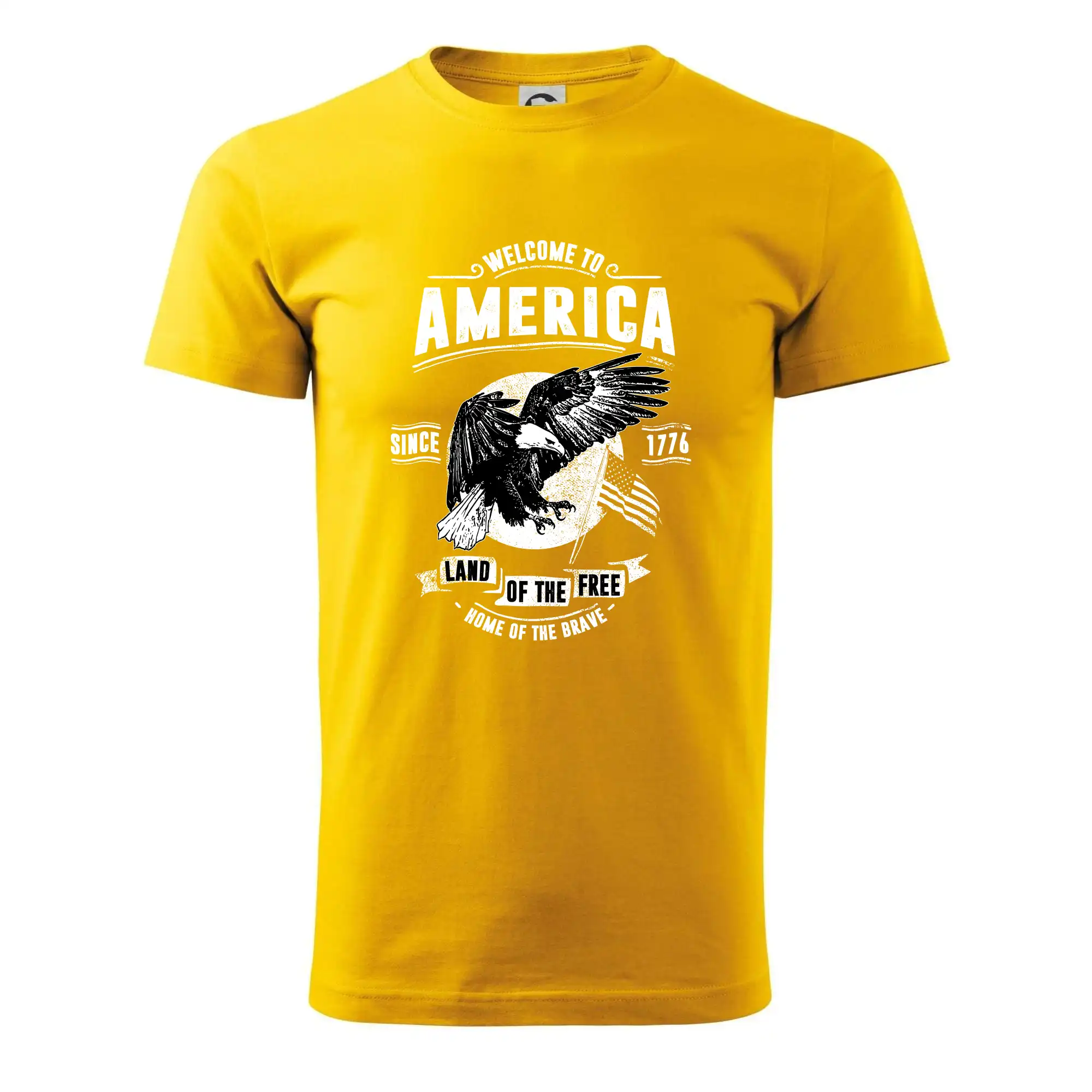 Tričká USA - Welcome To America - Klasické pánske tričko vyššej gramáže