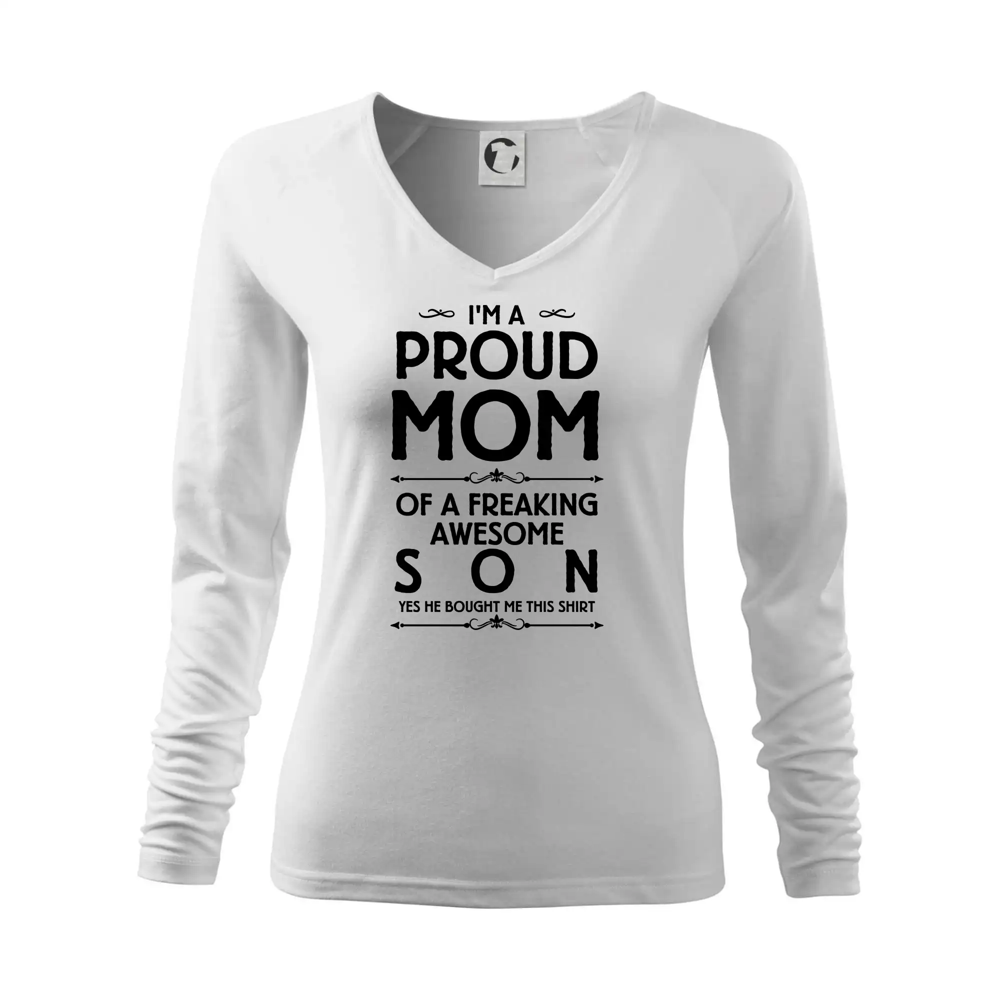 Tričká a mikiny pre mamičky - Proud mom SON - Tričko dámske Elegance