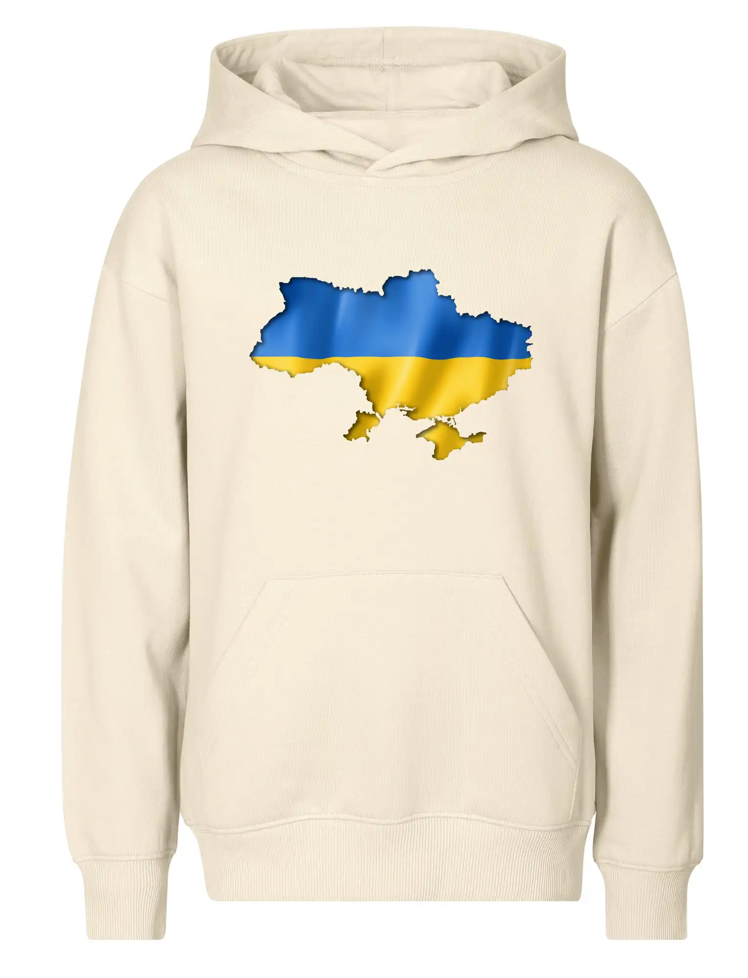 Ukrajina vlajka mapa