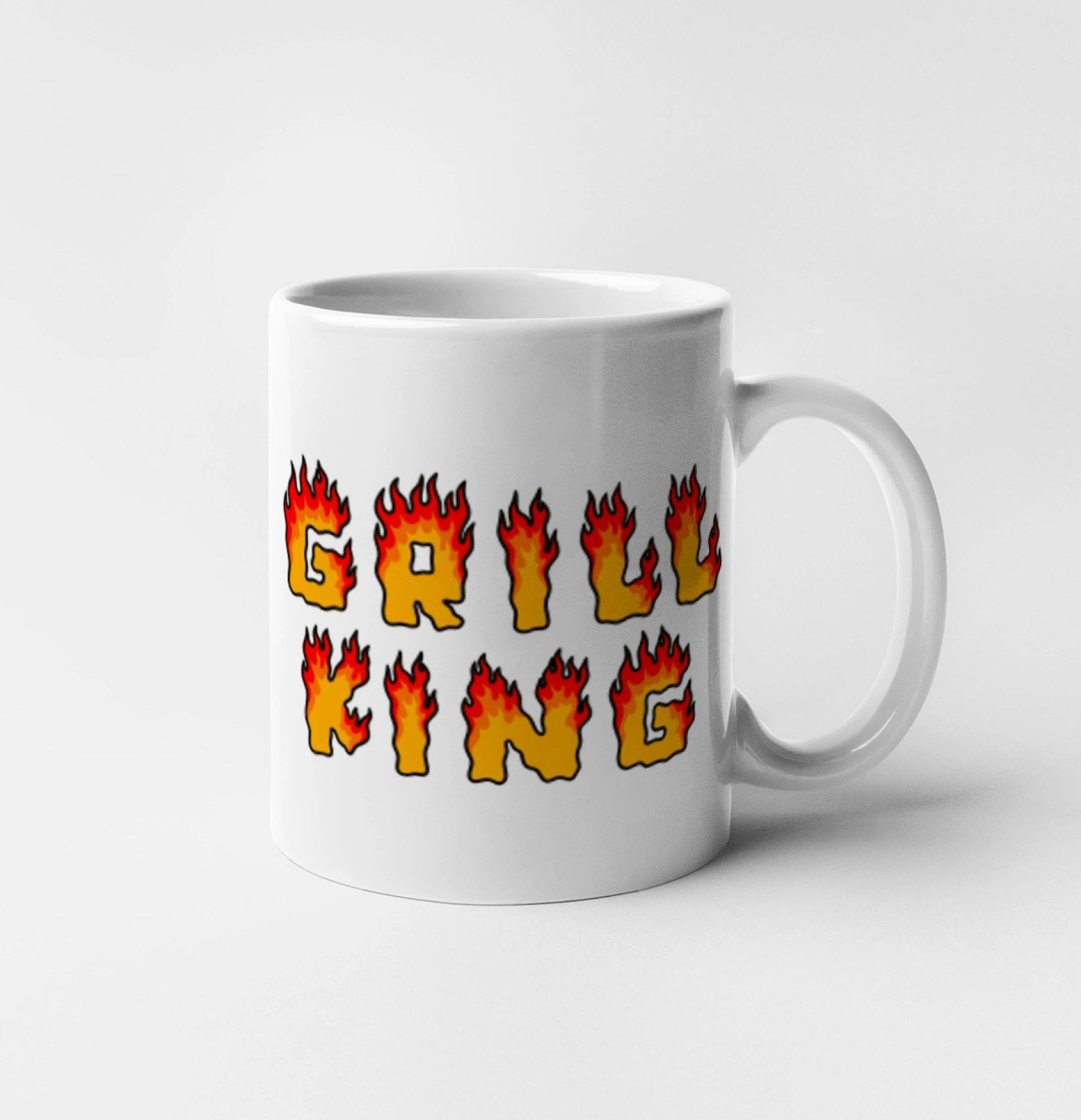 Grill King ohnivý nápis