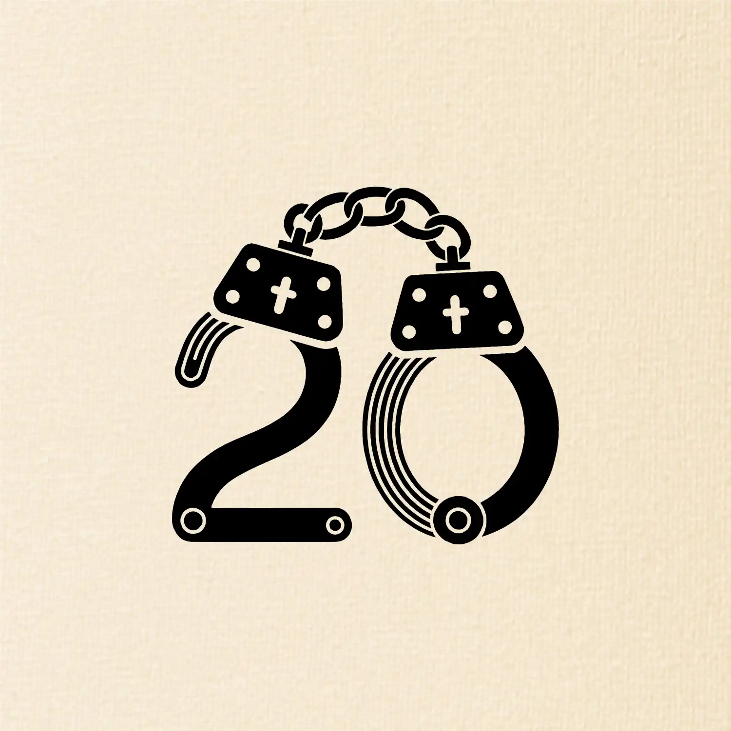 Narozeninové tričko pro policajta - pouta 20