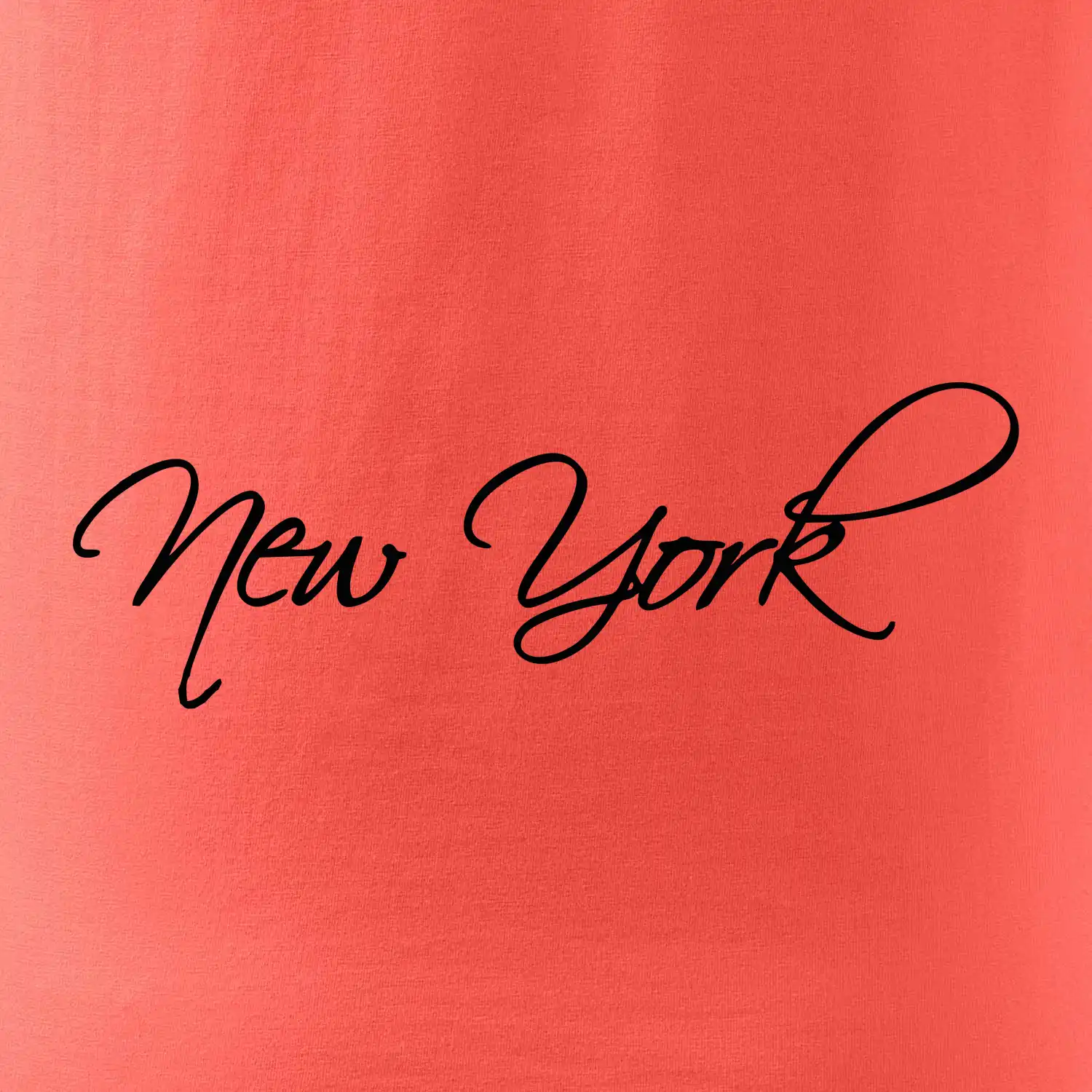 New York nápis psacím