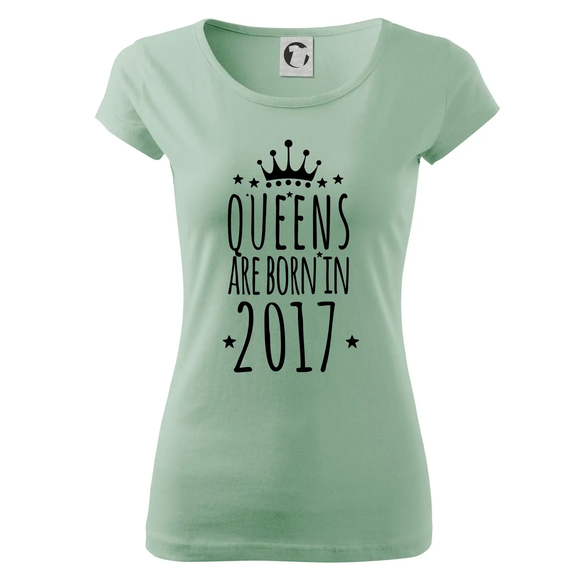 Queens are born in 2017 - Dámske tričko Pure