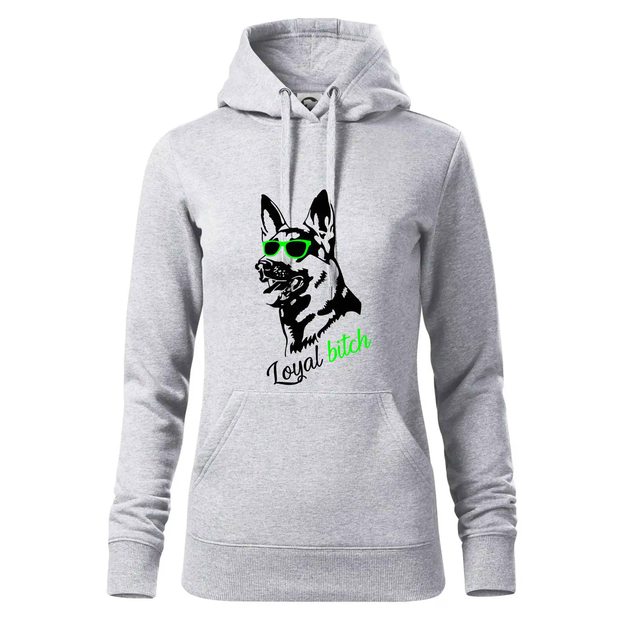 Nemecký ovčiak - Nemecký ovčiak - loyal bitch - Mikina dámská Cape s kapucí