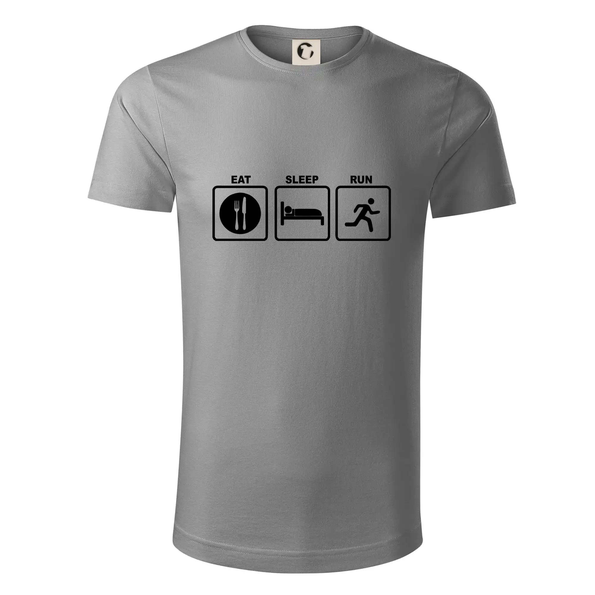 Eat sleep run čtverce