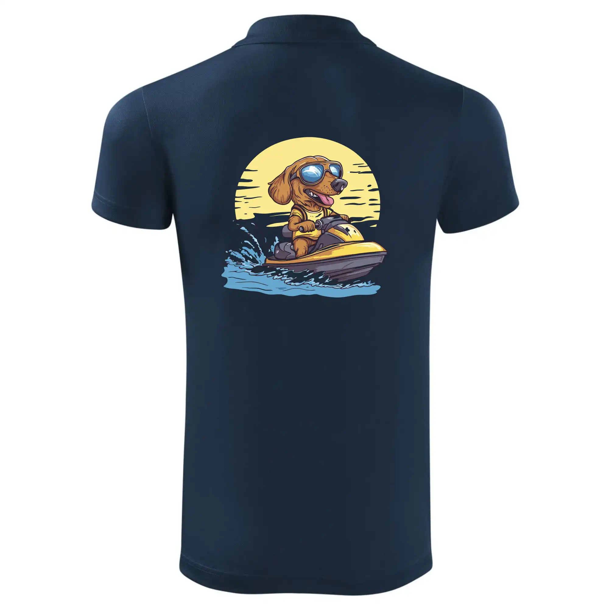 Jezevčík na vodním skútru