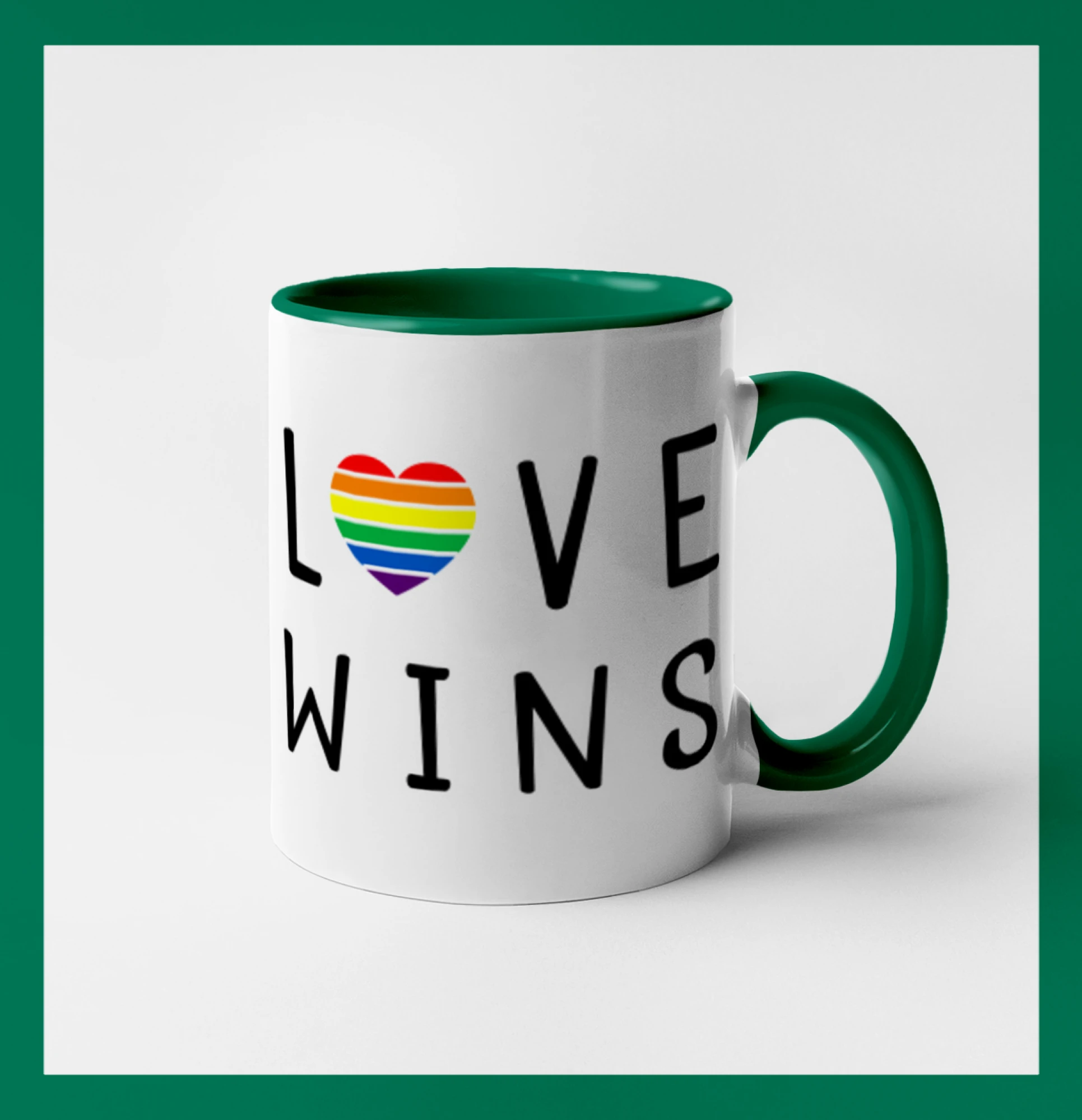 Love wins nápis