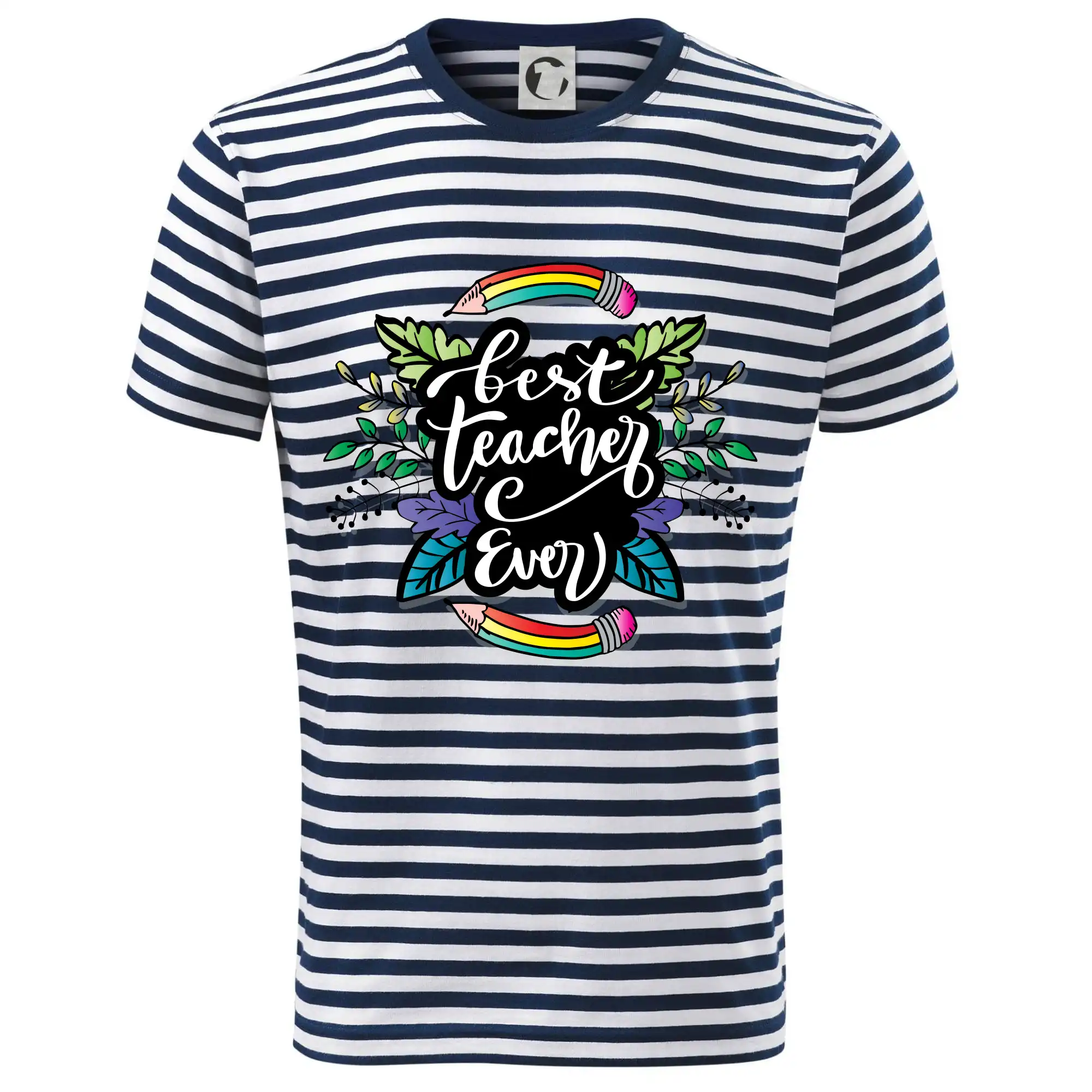 Učiteľské tričká - Farebné ceruzky best teacher ever - Dětské triko na vodu