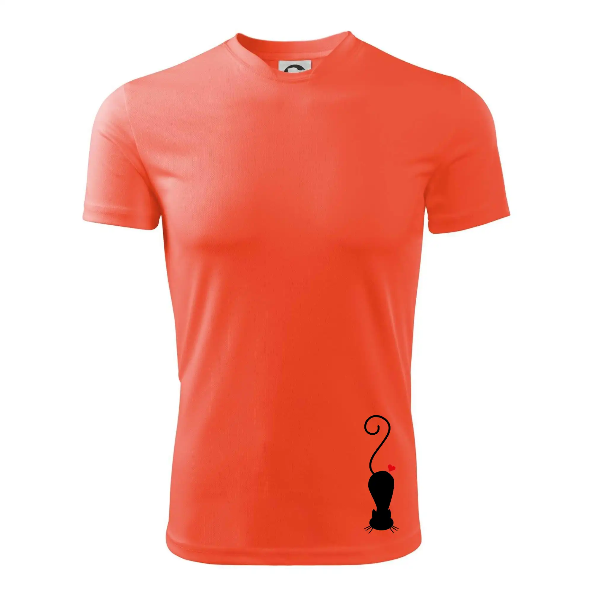 Vtipná tričká s mačkou - Zamilovaná mačka ležiaca - Detské tričko športové