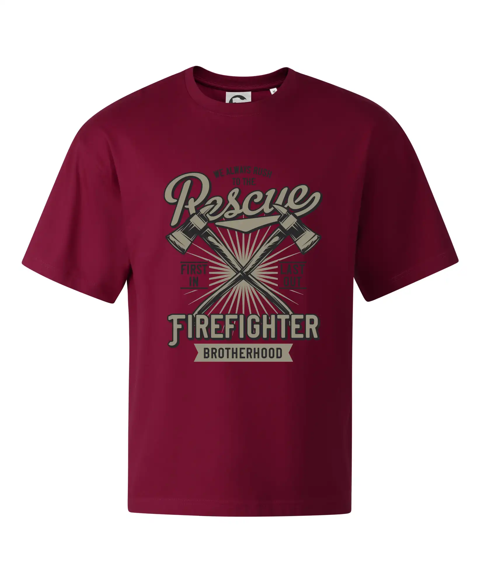 Originálne tričká pre hasičov - Rescue Firefighter - Stage unisex - OVERSIZE