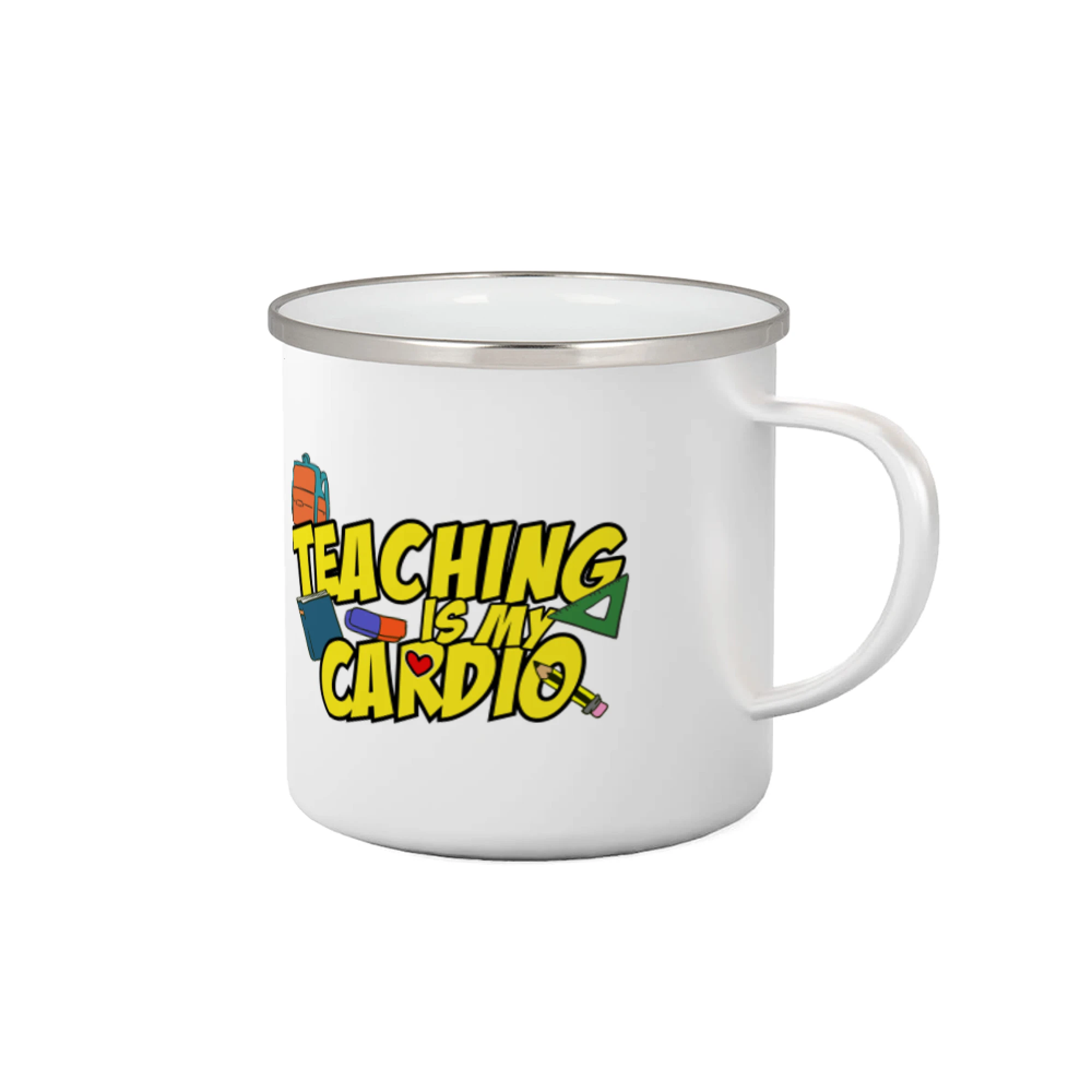 Učiteľské tričká - Teaching is my cardio - Plecháčik