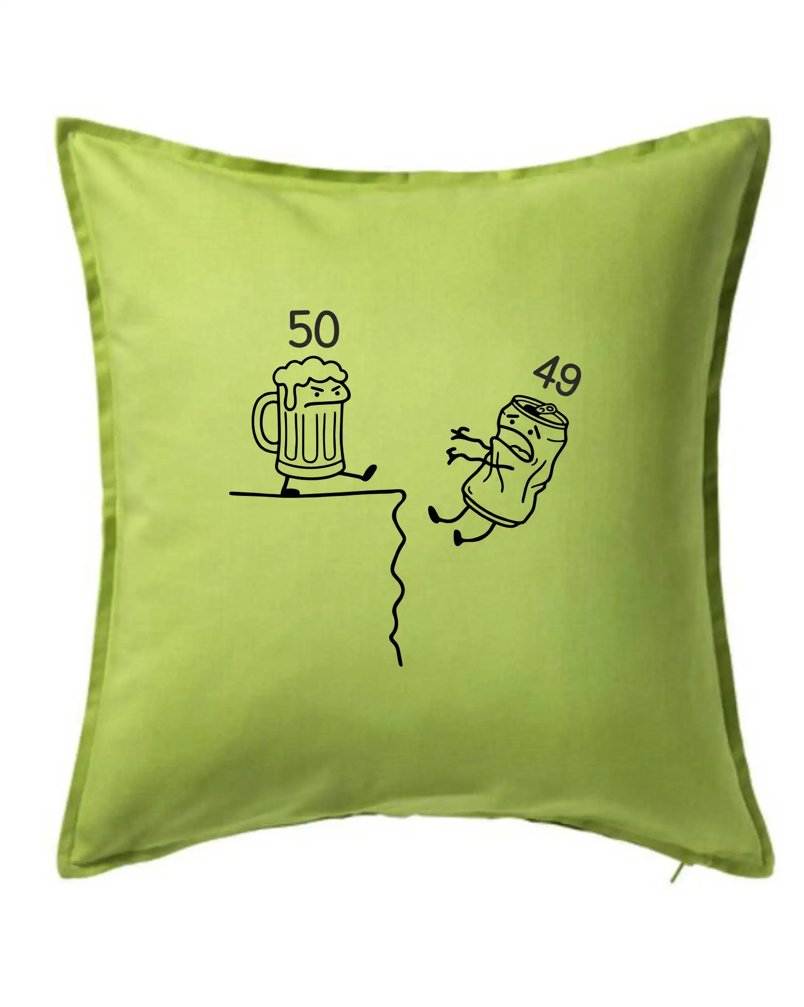 Trička k 50. narodeninám - Pivo narodeniny - útes 50 rokov - Vankúš 50x50