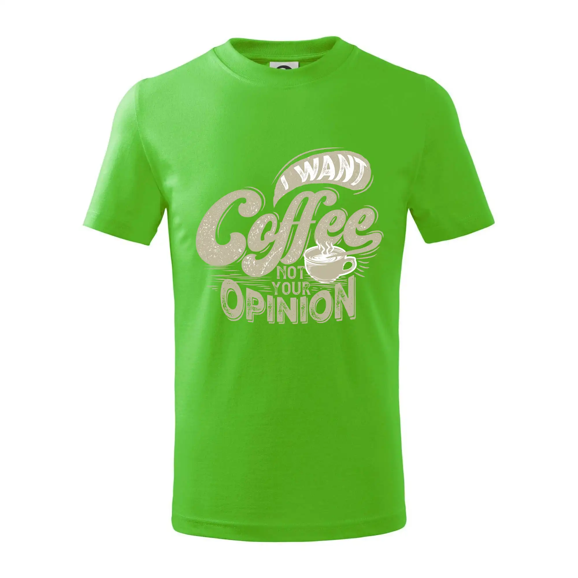 Motívy pre baristu a milovníkov kávy - Coffee opinion - Tričko detské bavlnené