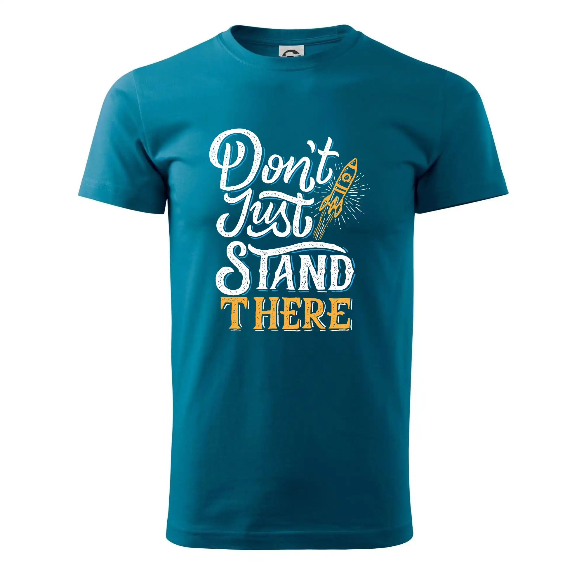 Vesmirne tričká - Don't Just Stand There - Pánske tričko nižšej gramáže