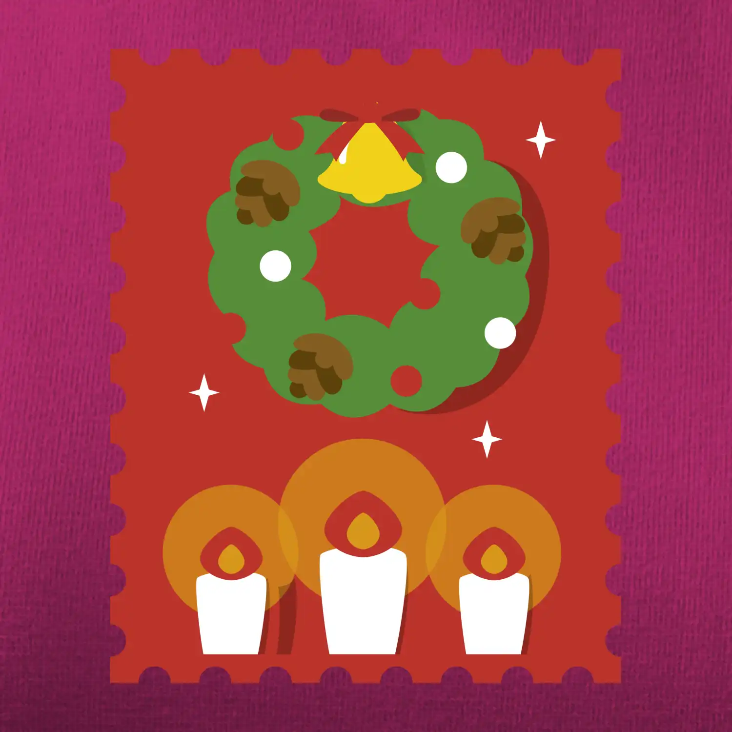 Rodinná vánoční trička - známky