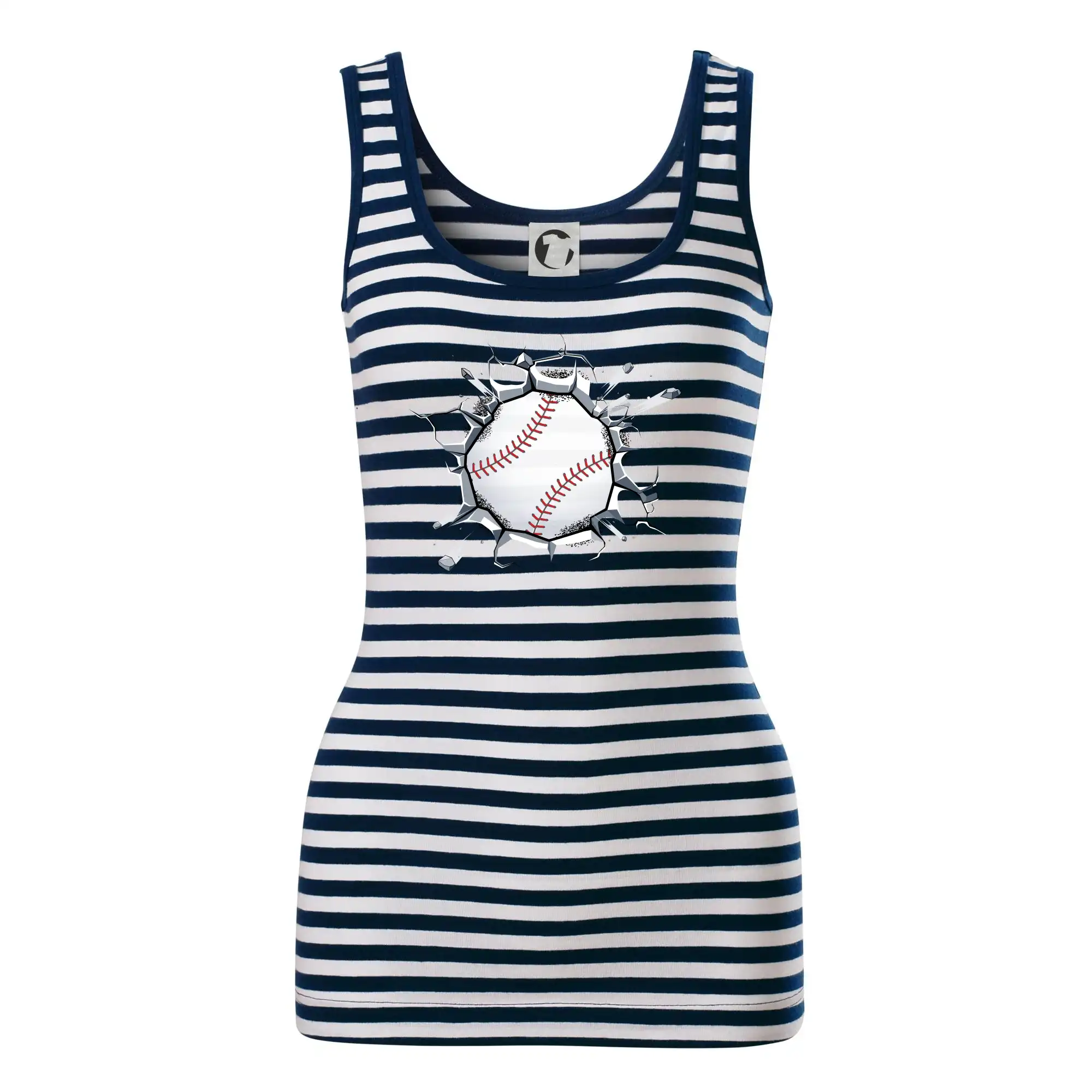 Tričká baseball - Baseball lopta v triku - Sailor tielko na vodu
